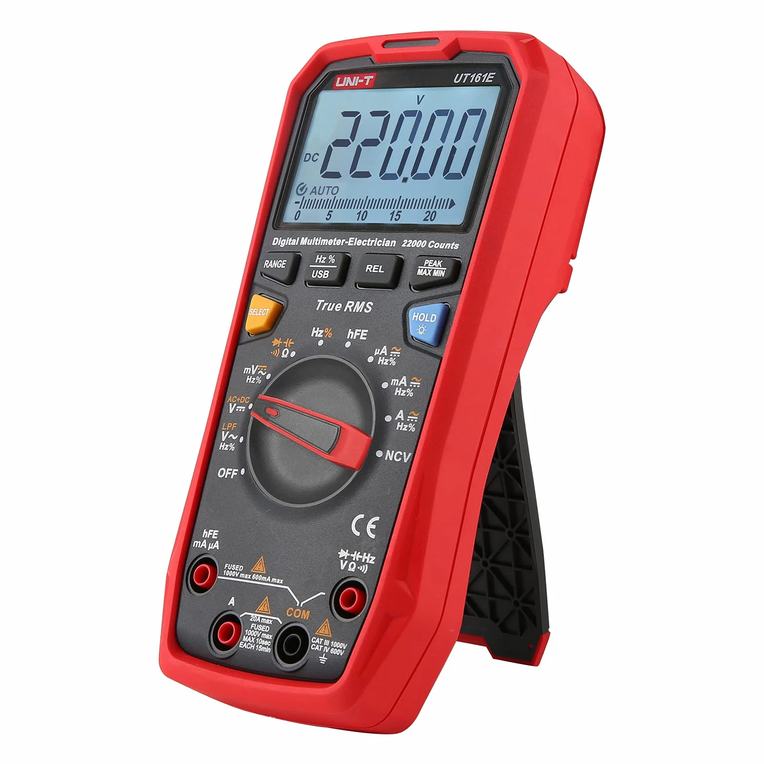 UNI-T UT161E Digital Multimeter True RMS AC/DC Voltage Current Resistance Capacitance Tester