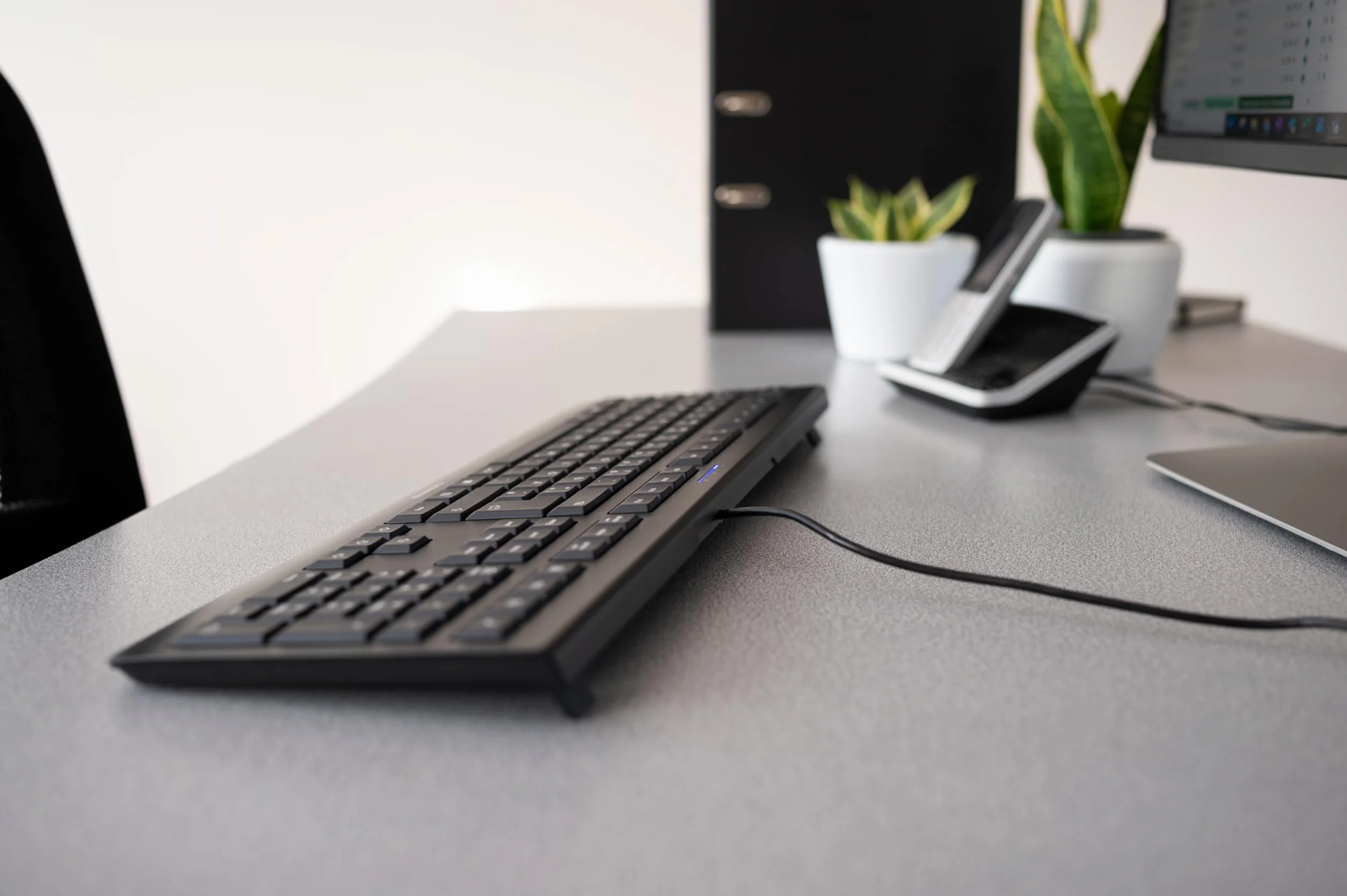 CHERRY KC 1000 Klawiatura Przewodowa EU QWERTY USB Czarny