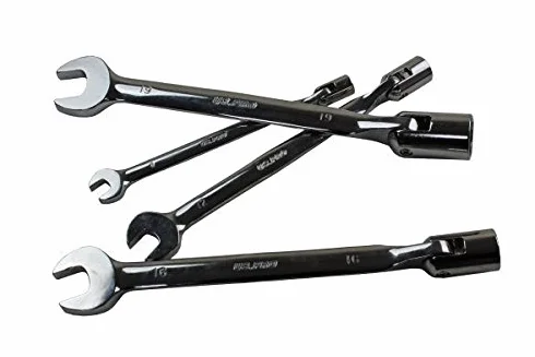 US PRO 12 szt. Zestaw kluczy nasadowych/klucza płaskiego Flexi 8-19 mm 2081