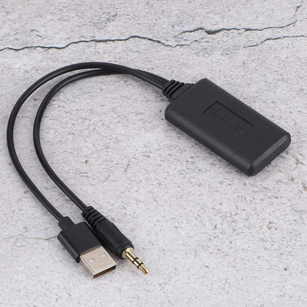 Kabel Audio Bluetooth, Kabel Bluetooth AUX-IN, Samochodowy Kabel Audio AUX 3,5 Mm/0,14 Cala Bezprzewodowy Adapter Odbiornika Bluetooth Radio HIFI Muzyka Akcesoria Samochodowe