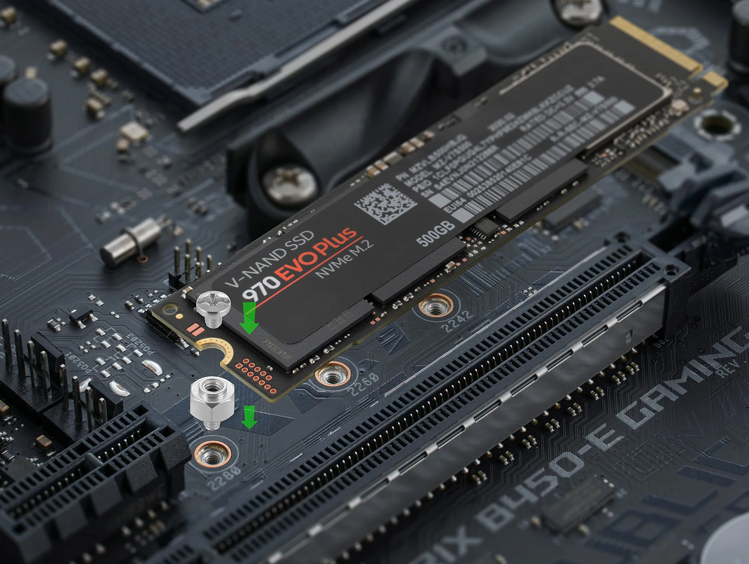 Poppstar zestaw śrub PC do M.2 SSD NVMe ASUS ASROCK 10 sztuk