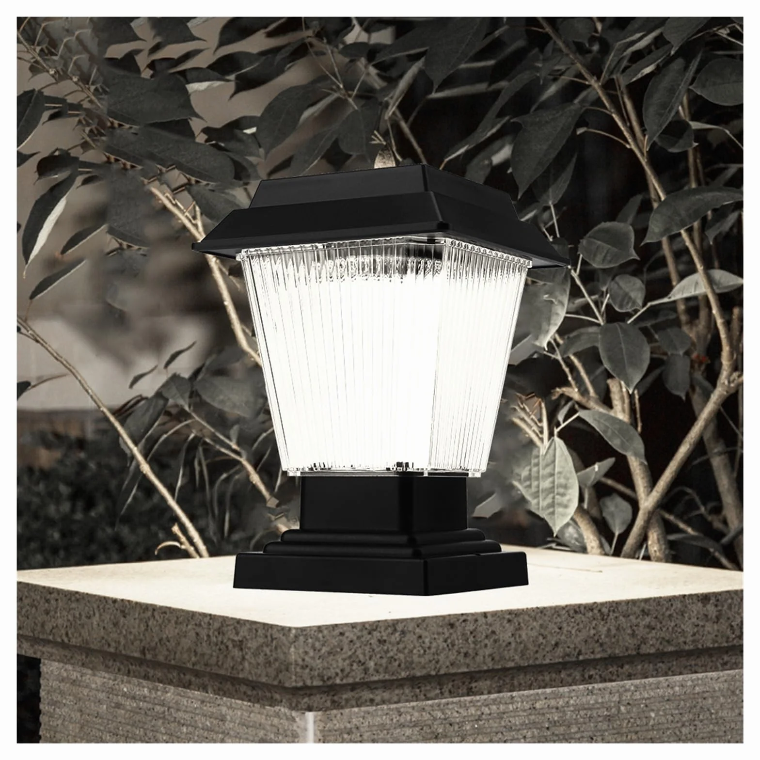Lampy solarne, latarnie słoneczne Zewnętrzna lampa ogrodowa Światło Uliczna czołowa LED wodoodporna, odporna na deszcz, Villa Park Garden Street Decor Lampa słupku