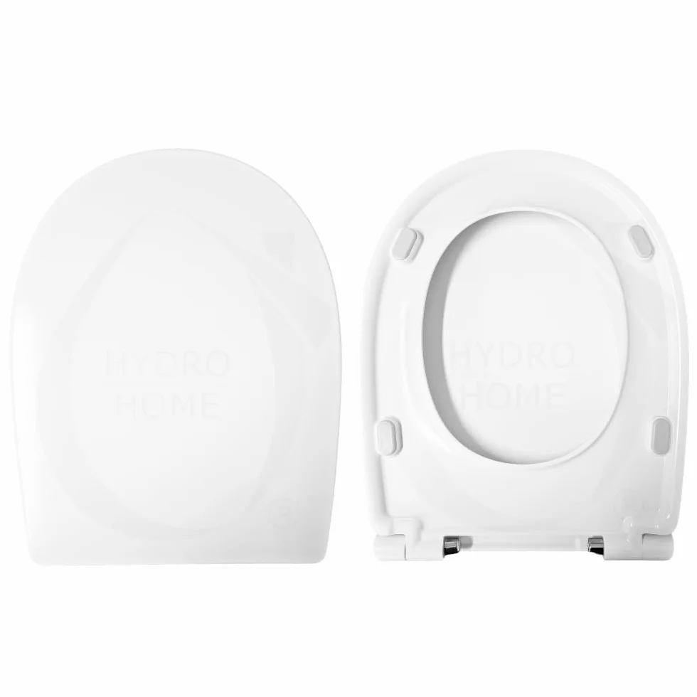 Grace Globe termoutwardzalna nakładka na deskę sedesową, biała, kompatybilna z AMORTYZOWANYM ZAMKNIĘCIEM i SZYBKIM ZAKŁADKAMI by HYDRO HOME