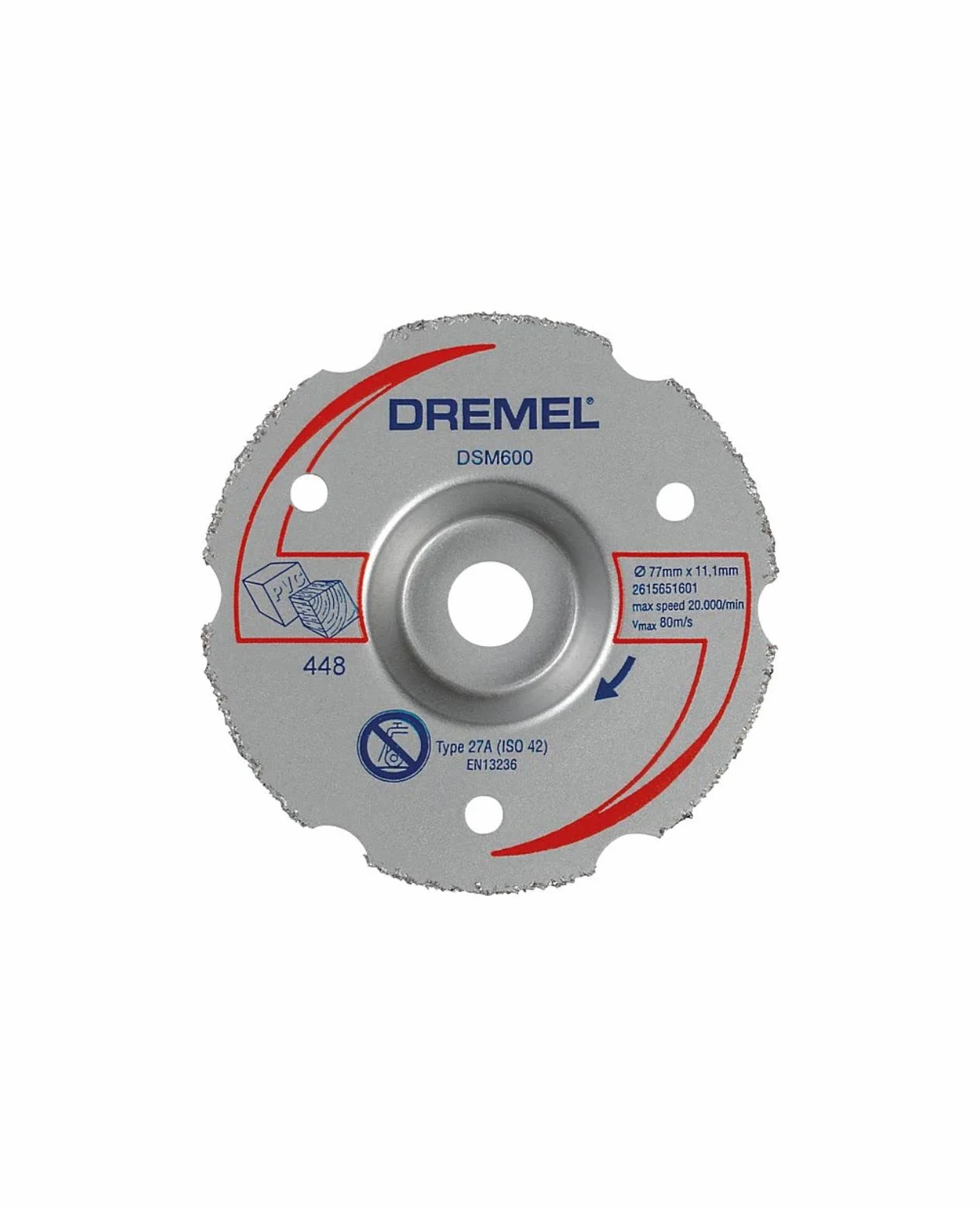 DREMEL DSM20 uniwersalna tarcza tnąca z węglika do cięcia równo (DSM600)