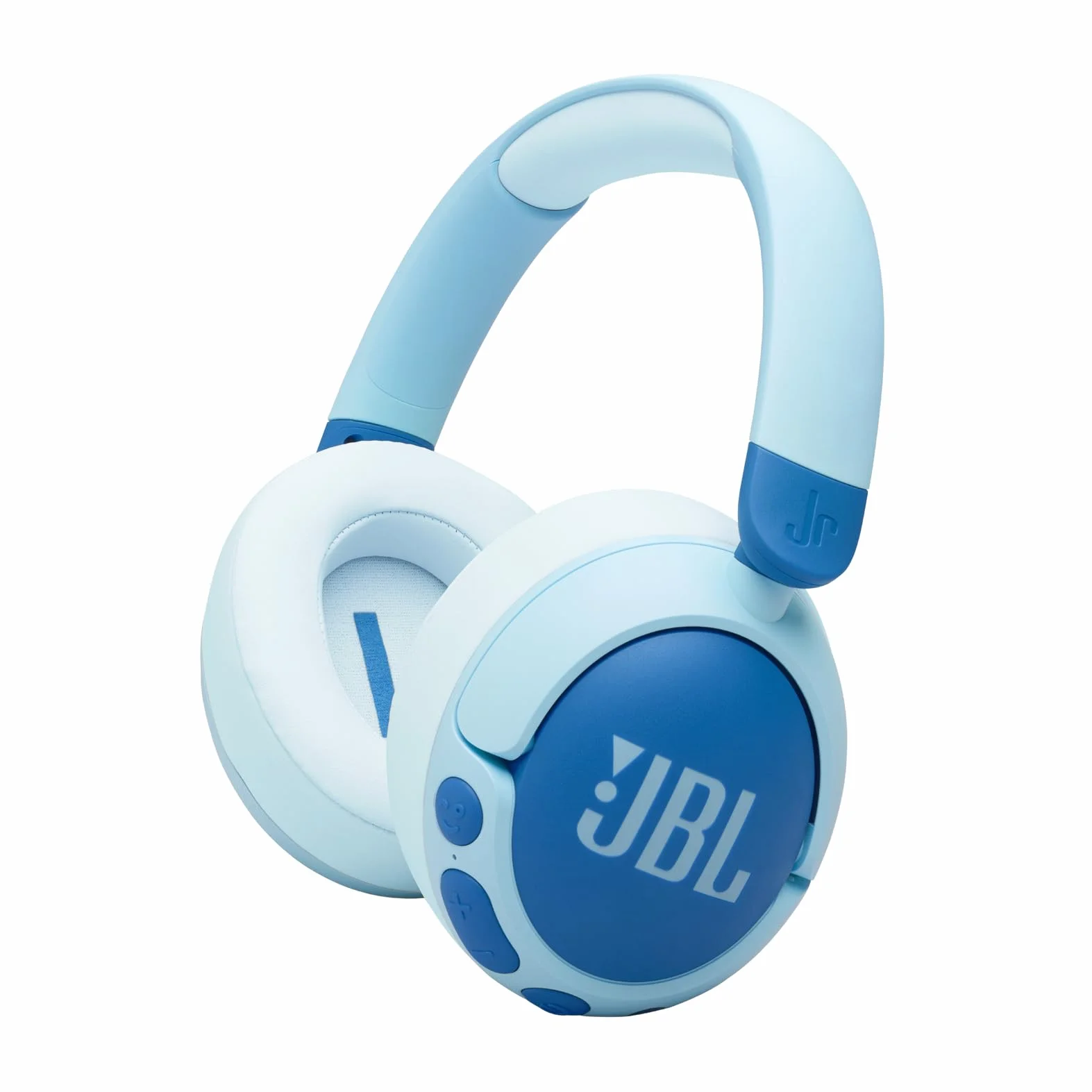 JBL Junior 470 NC Bezprzewodowe Słuchawki Nauszne dla Dzieci, ANC, Mikrofon, 50 H, Niebieskie