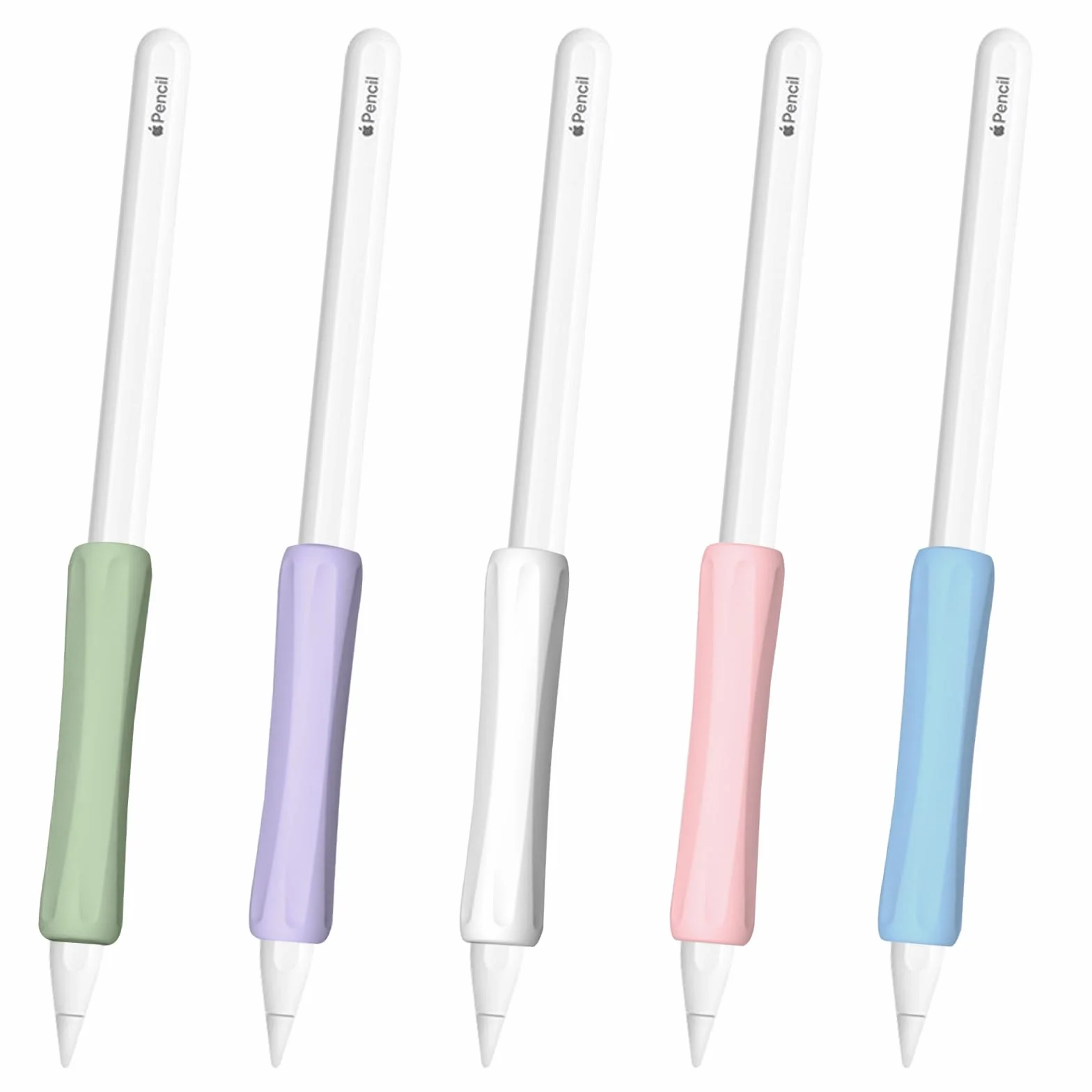 Silikonowy uchwyt do Apple Pencil Pro, 2. i 1. generacji, USB-C - Ergonomiczna osłona