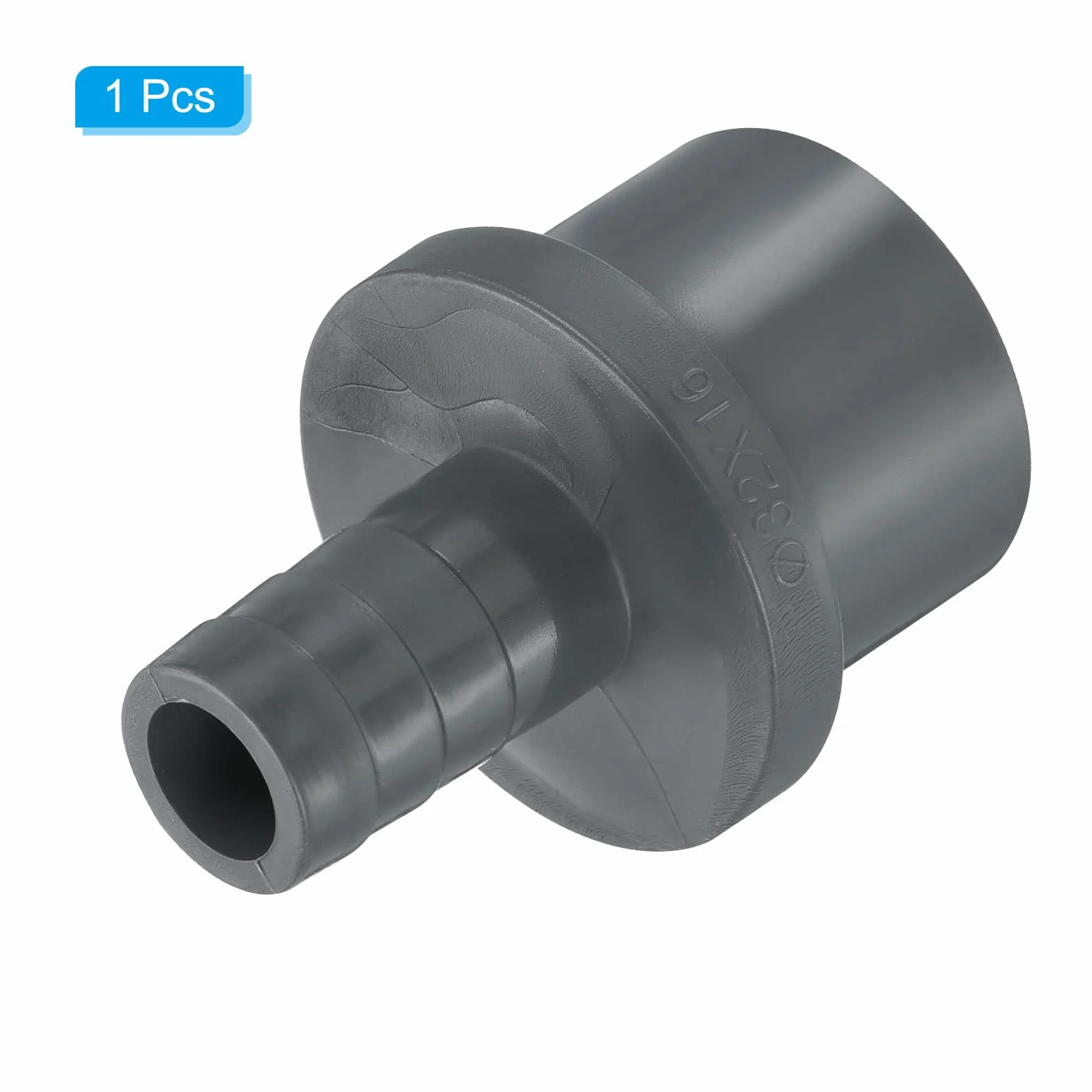 PATIKIL Złączka do rur redukcyjnych UPVC 32 x 16 mm, 1 opakowanie złącze adaptera prostego sprzęgła, szary