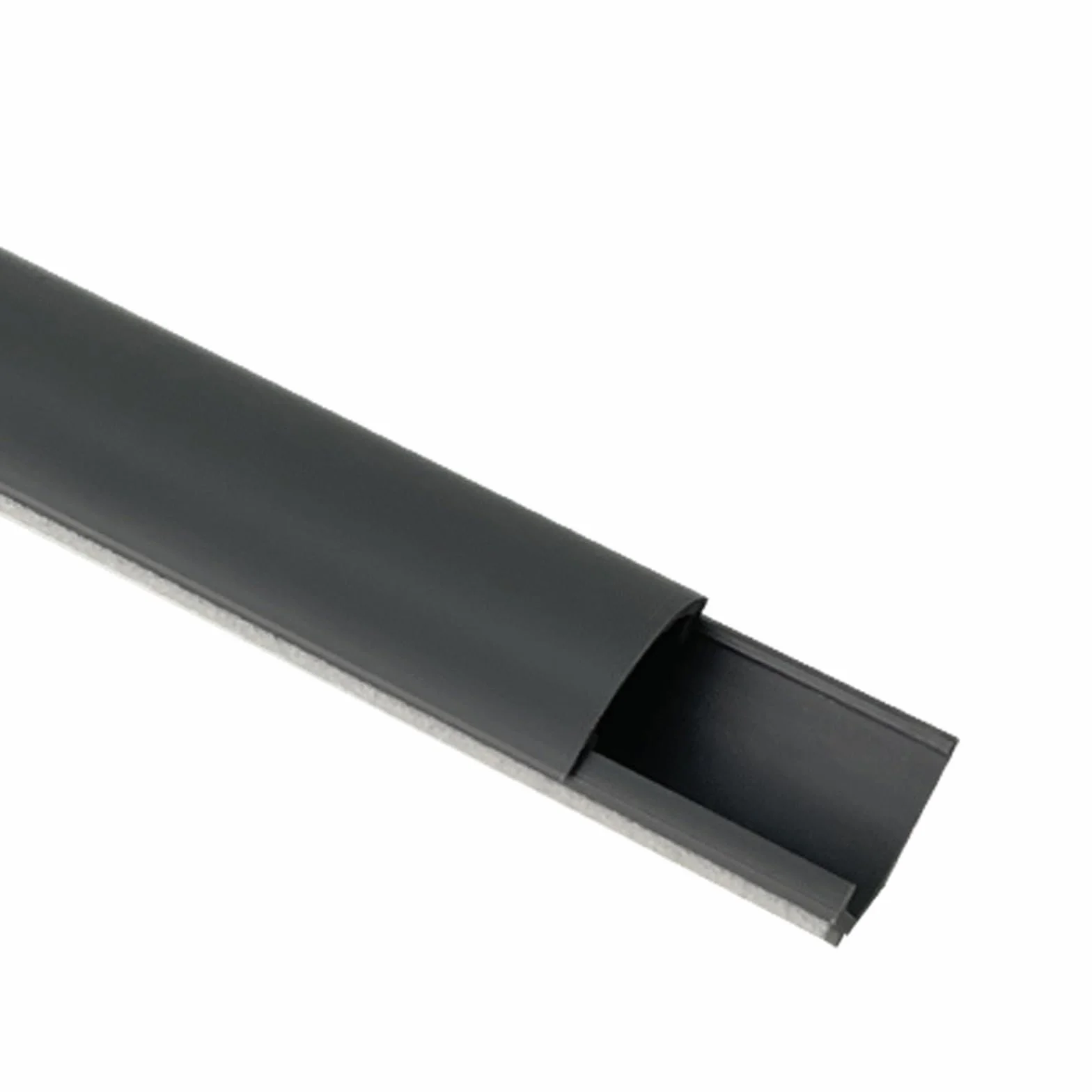 Zestaw kanałów kablowych, Samoprzylepna listwa kablowa kwadratowa 1m wielokolorowa do domowego biura(Grey)