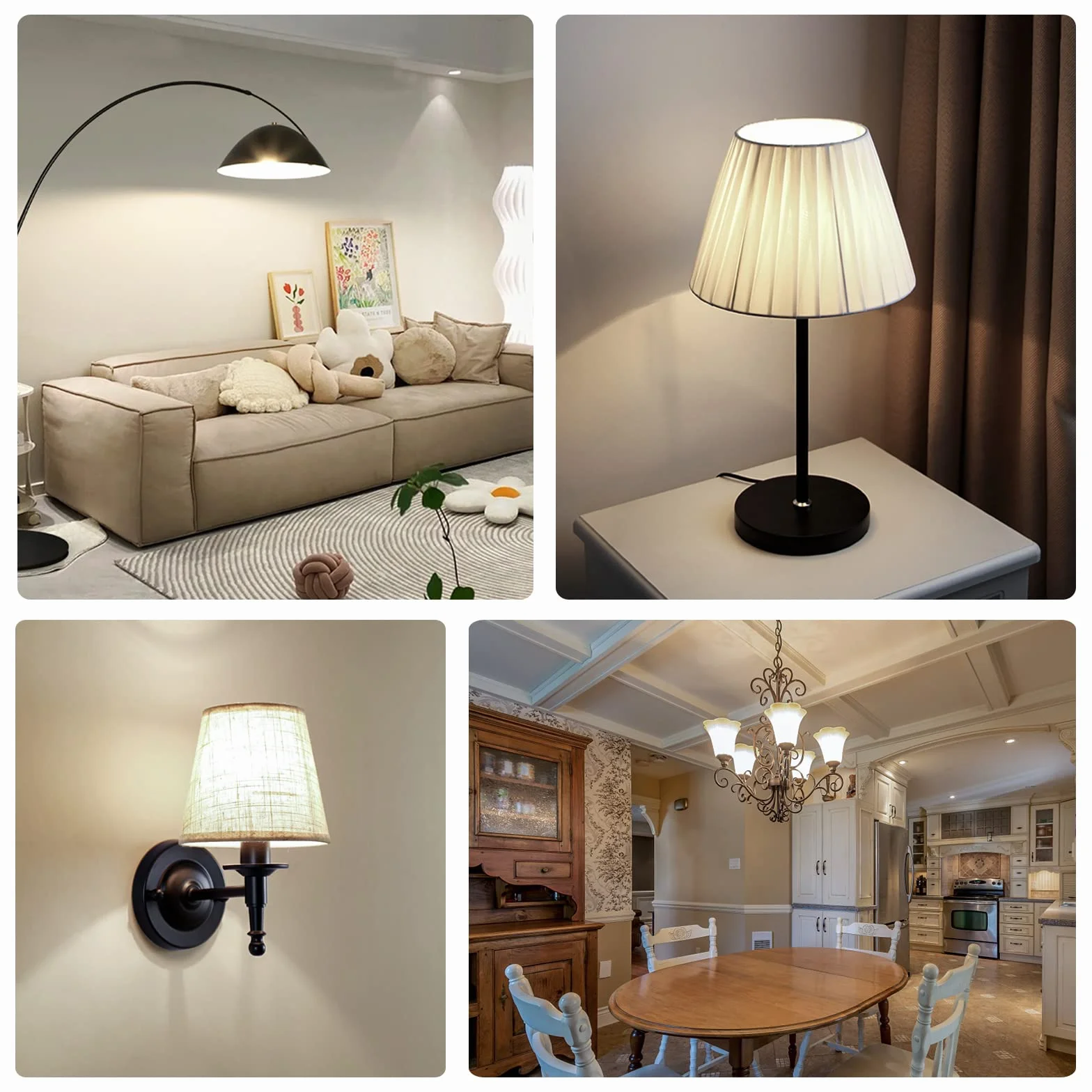 Philips E27 LED 20 W, naturalna biel, 4000 K, 2000 lm, 88 diod LED, odpowiednik żarówek halogenowych 150 W, AC 230 V, śrubowe żarówki kukurydziane LED do lamp podłogowych i sufitowych, 4 sztuki