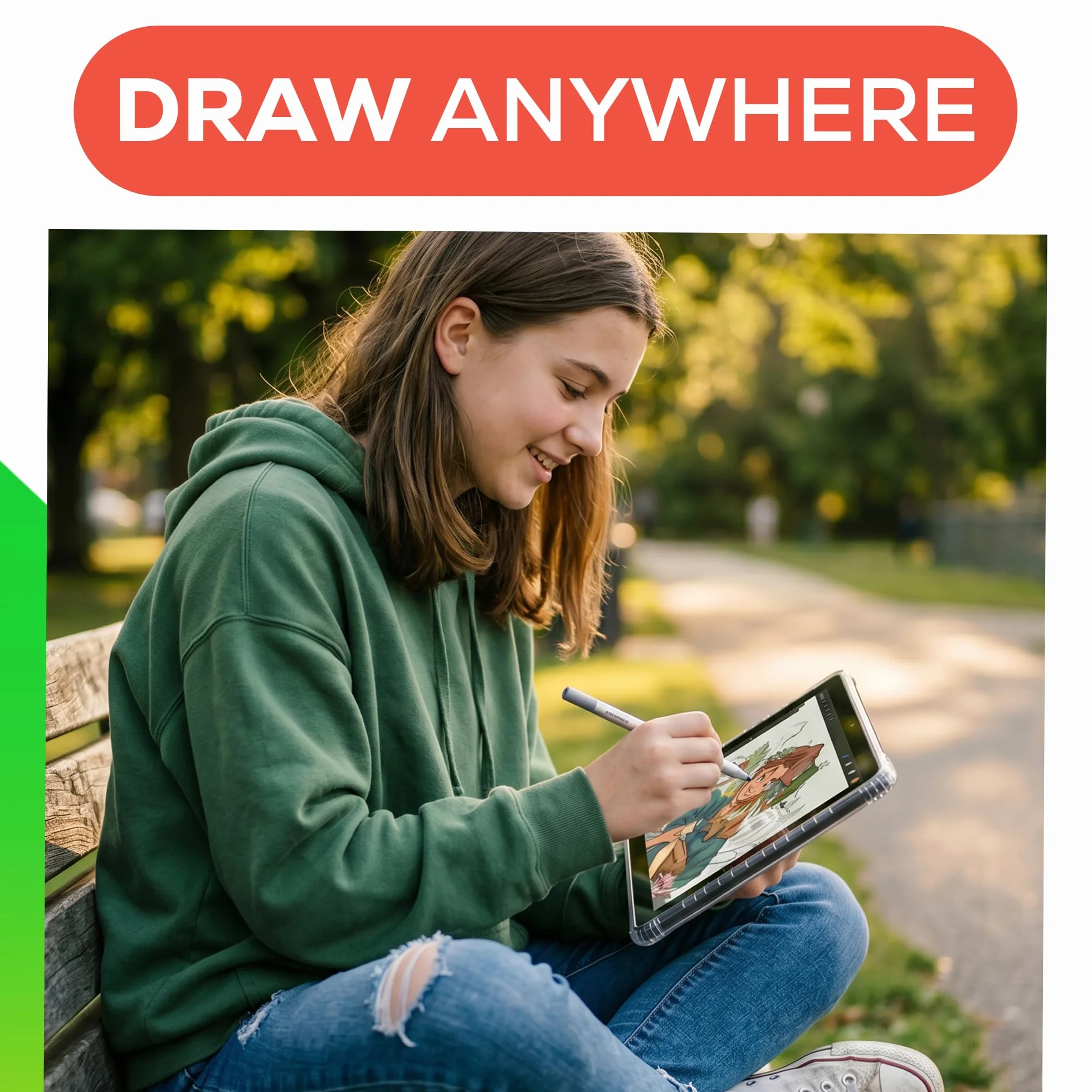Tablet Graficzny PicassoTab A10 10 Cali Pióro Dotykowy Przenośny Dla Początkującego Grafika