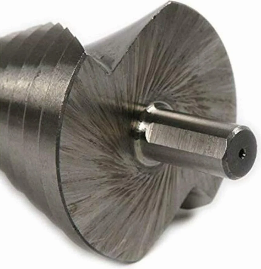 Zestaw wierteł stopniowych z rowkiem spiralnym, Otwieracz do otworów metalowych 110 mm Stożkowy otwór HSS Powlekany tytanem Wiertło stopniowe Narzędzie elektryczne HSS 6-60 mm Stal