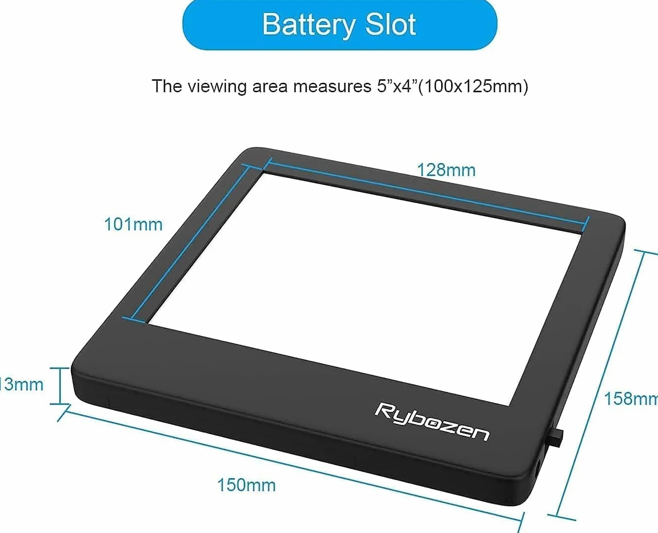 Rybozen Ultracienki skaner slajdów 15x10 cm LED panel świetlny