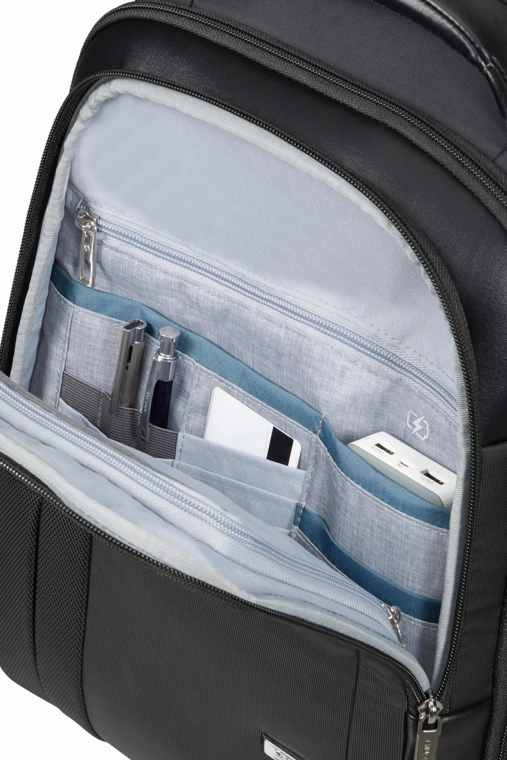 Samsonite Spectrolite 3.0 - Plecak na Laptopa 17.3" (46 cm) – Plecak Biznesowy i Szkolny z Inteligentnymi Funkcjami, Ergonomiczny, Praktyczny Uklad Wewnetrzny - 26.5/30.5L - Czarny