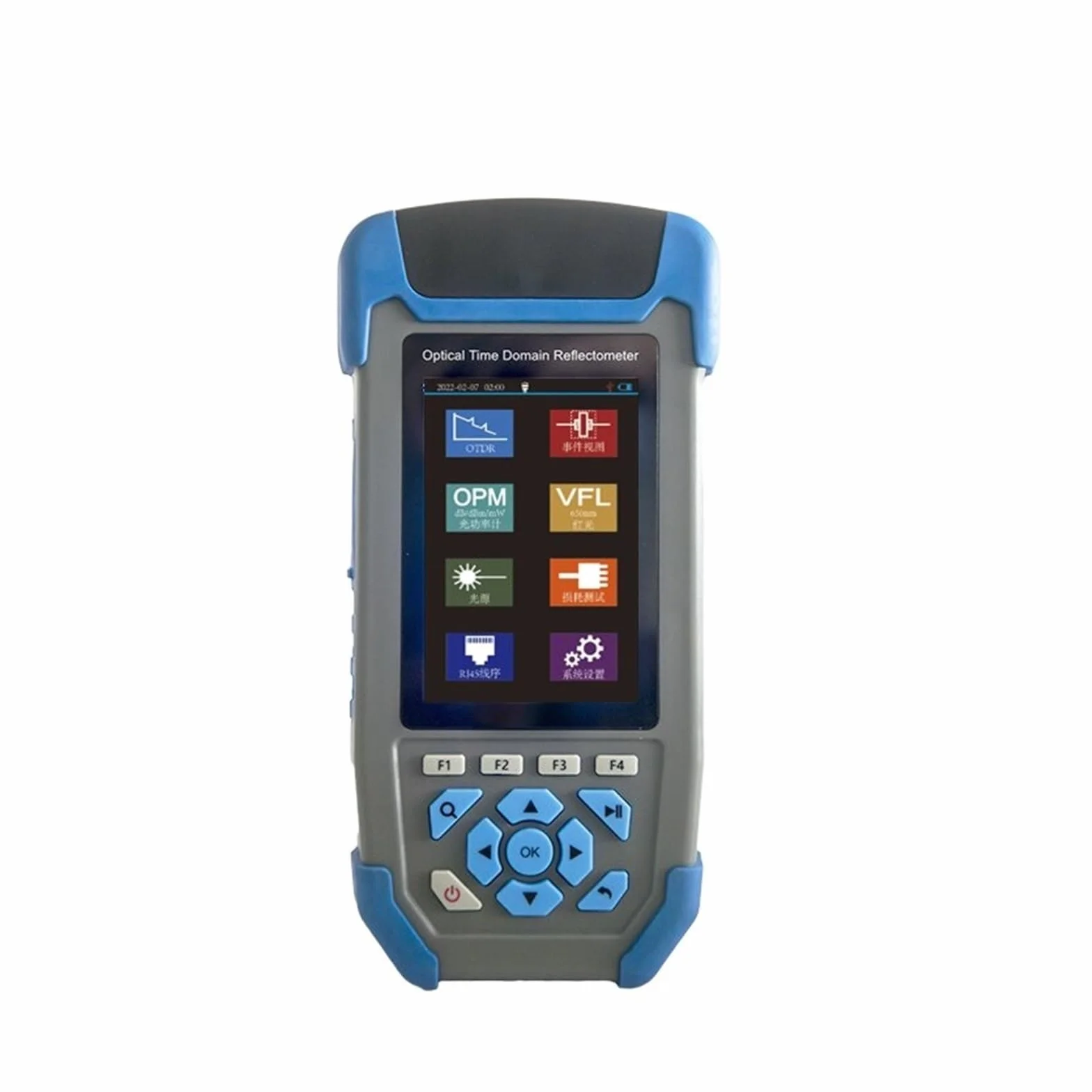 Reflektometr Światłowodowy Mini OTDR 1310/1550nm 22/24dB Dla 60km 9 In1Fiber Cable Tester Ethernet Profesjonalne narzędzie dla elektryków(APC)
