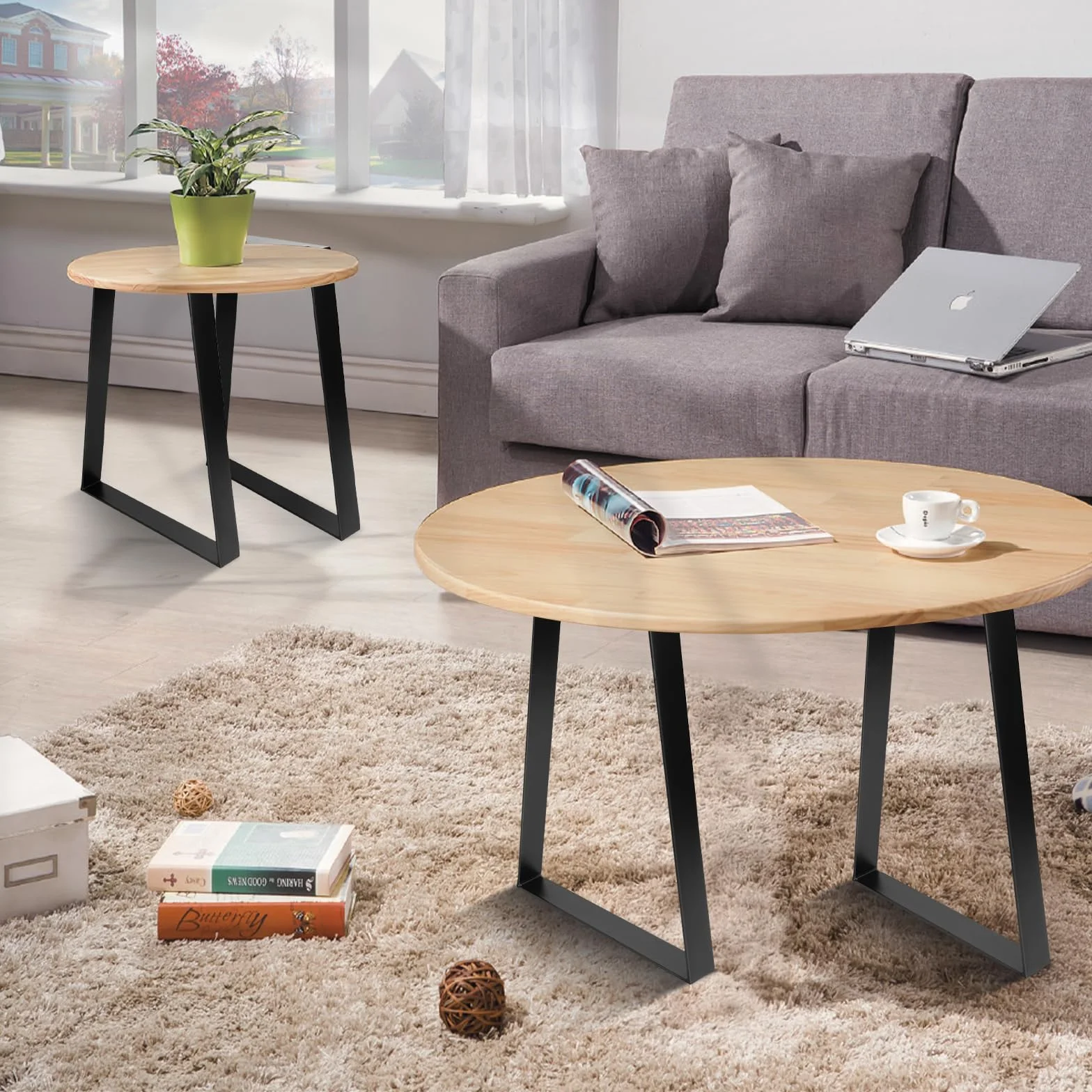 DBREAKS 35 cm trapezowe nogi stołowe, czarne trapezowe nogi stołowe, metalowe nóżki meblowe, rama stołu, prowadnice stołu ze śrubami, prowadnice meblowe do samodzielnego wykonania stolika kawowego