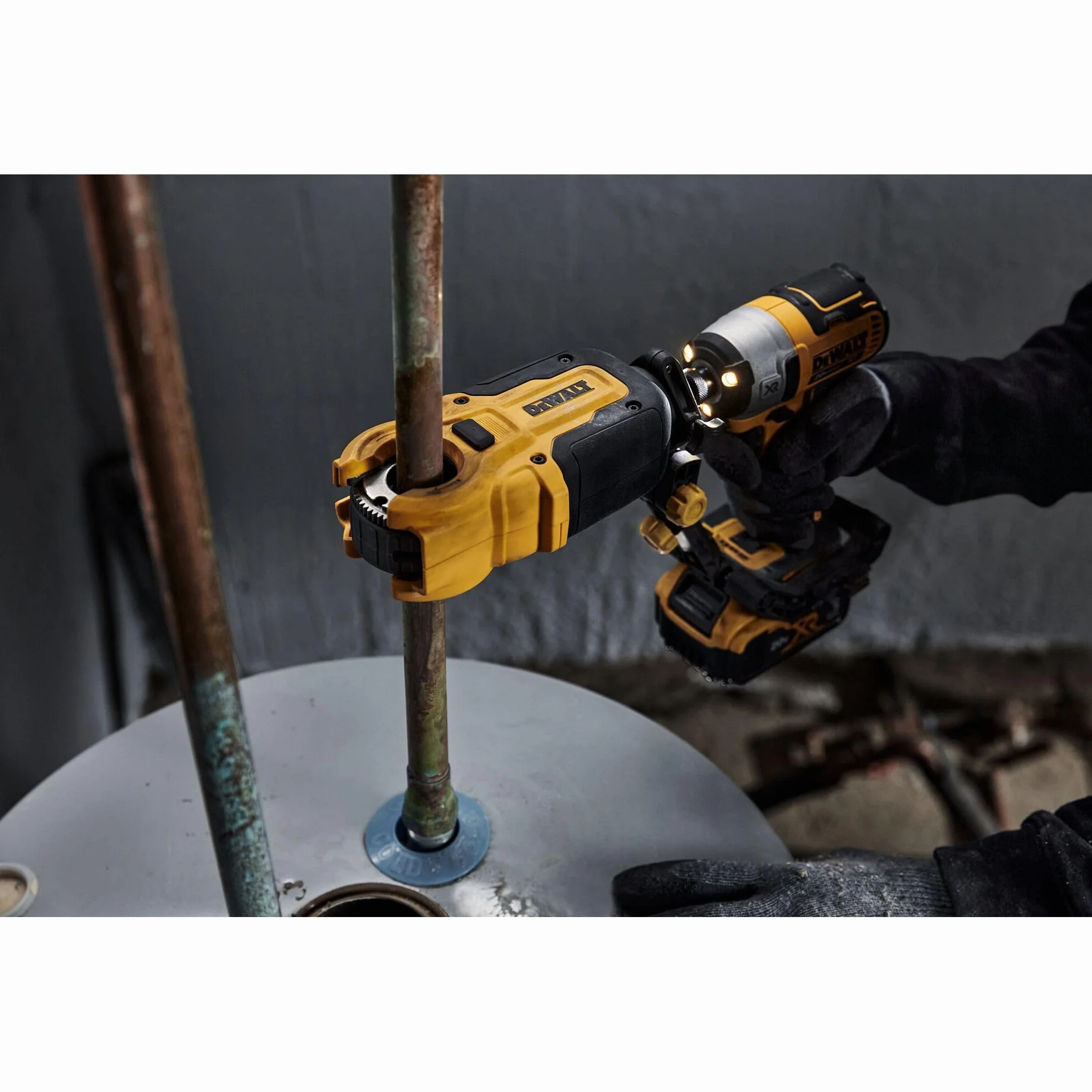 DEWALT IMPACT CONNECT obcinak do rur miedzianych, mocowanie wkrętarki udarowej, obcinacz do rur (DWACPRIR)