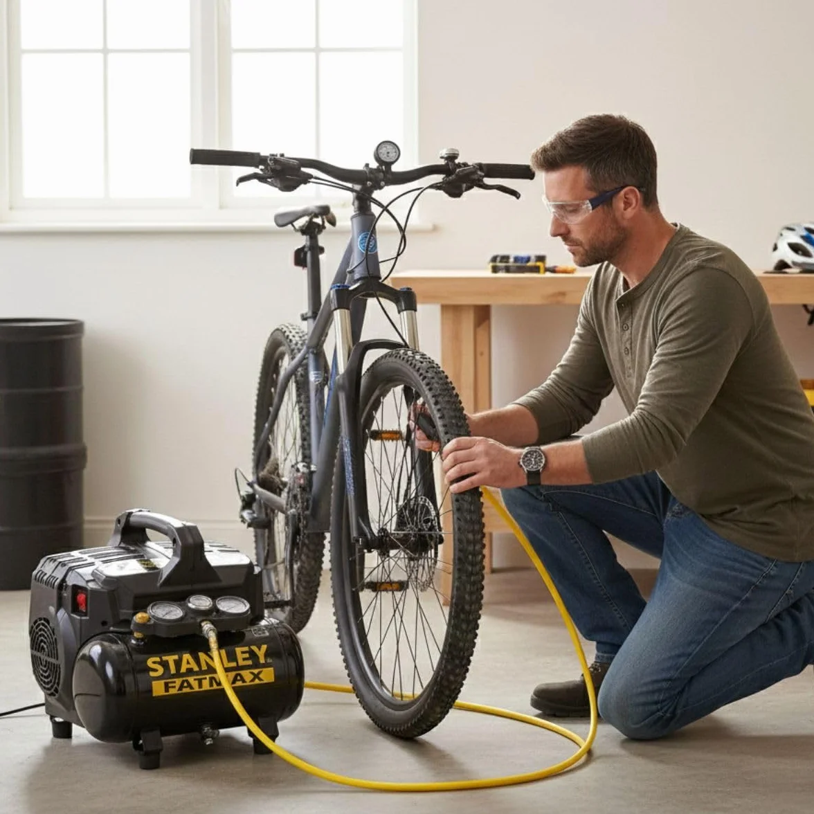 Stanley Fatmax Kompresor powietrza 8 bara 6 litrów 59dB DST 101/8/6 FMXCM00