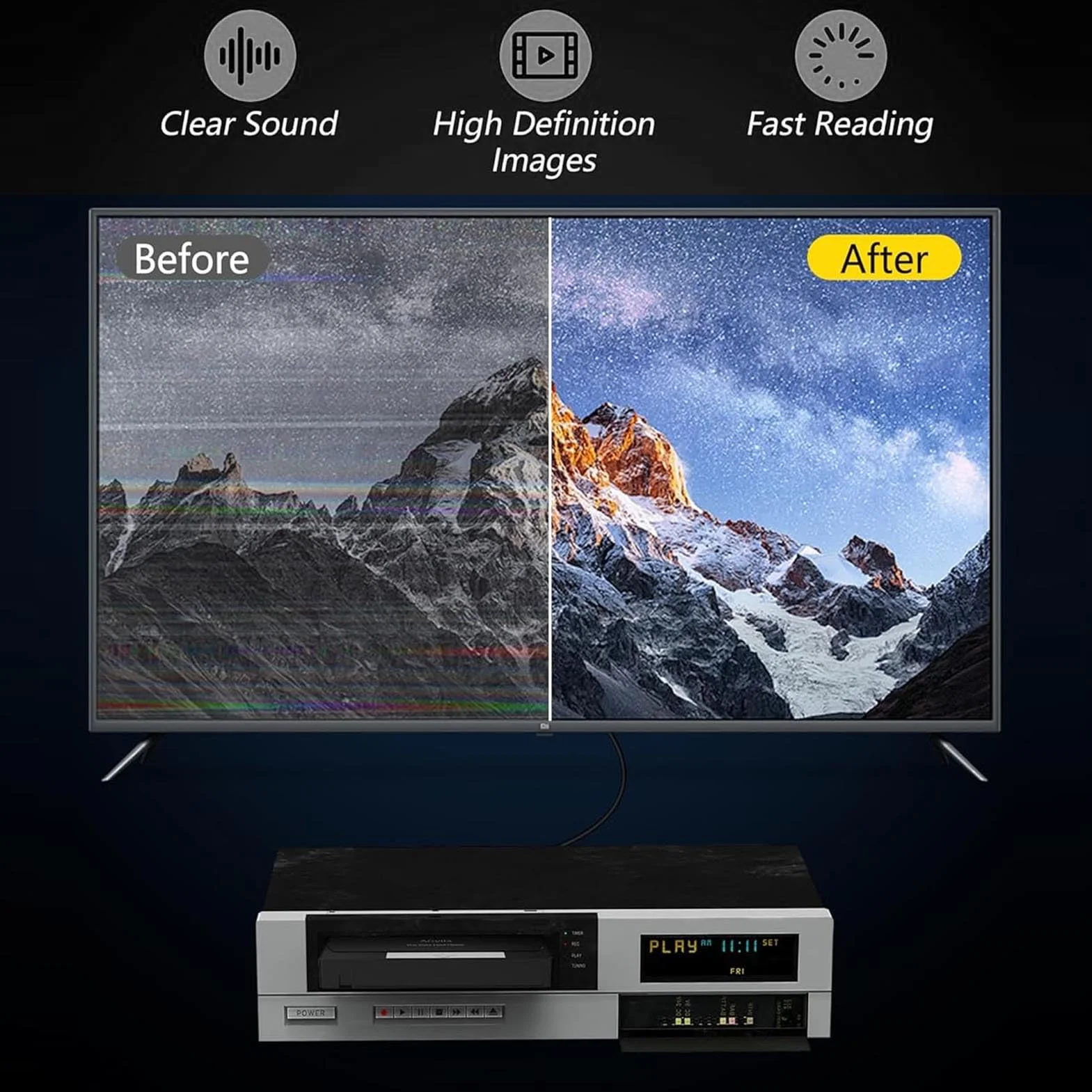 XUMIUZIY Maszynka do Czyszczenia Głowic VCR VHS Mokre Technologie Wielokrotnego Użytku