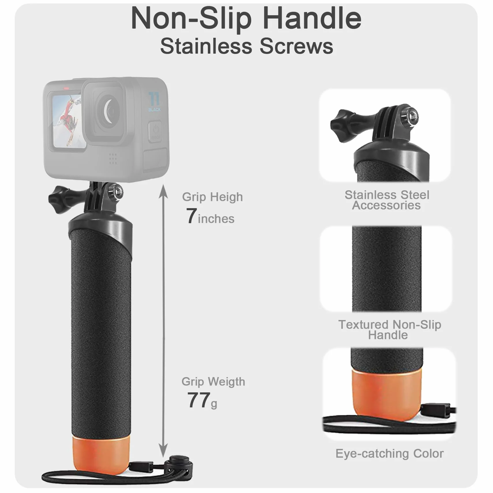 FitStill Wodoszczelna obudowa do nurkowania 60 m do GoPro Hero 8 Black