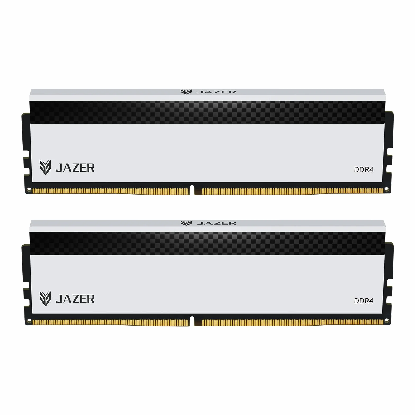 JAZER Pamięć RAM DDR4 32 GB (2 x 16 GB) 3200 MHz CL18, XMP 2.0 przetaktowanie, pamięć 1,35 V UDIMM, wysoka wydajność pamięci operacyjnej dla graczy, kolor biały