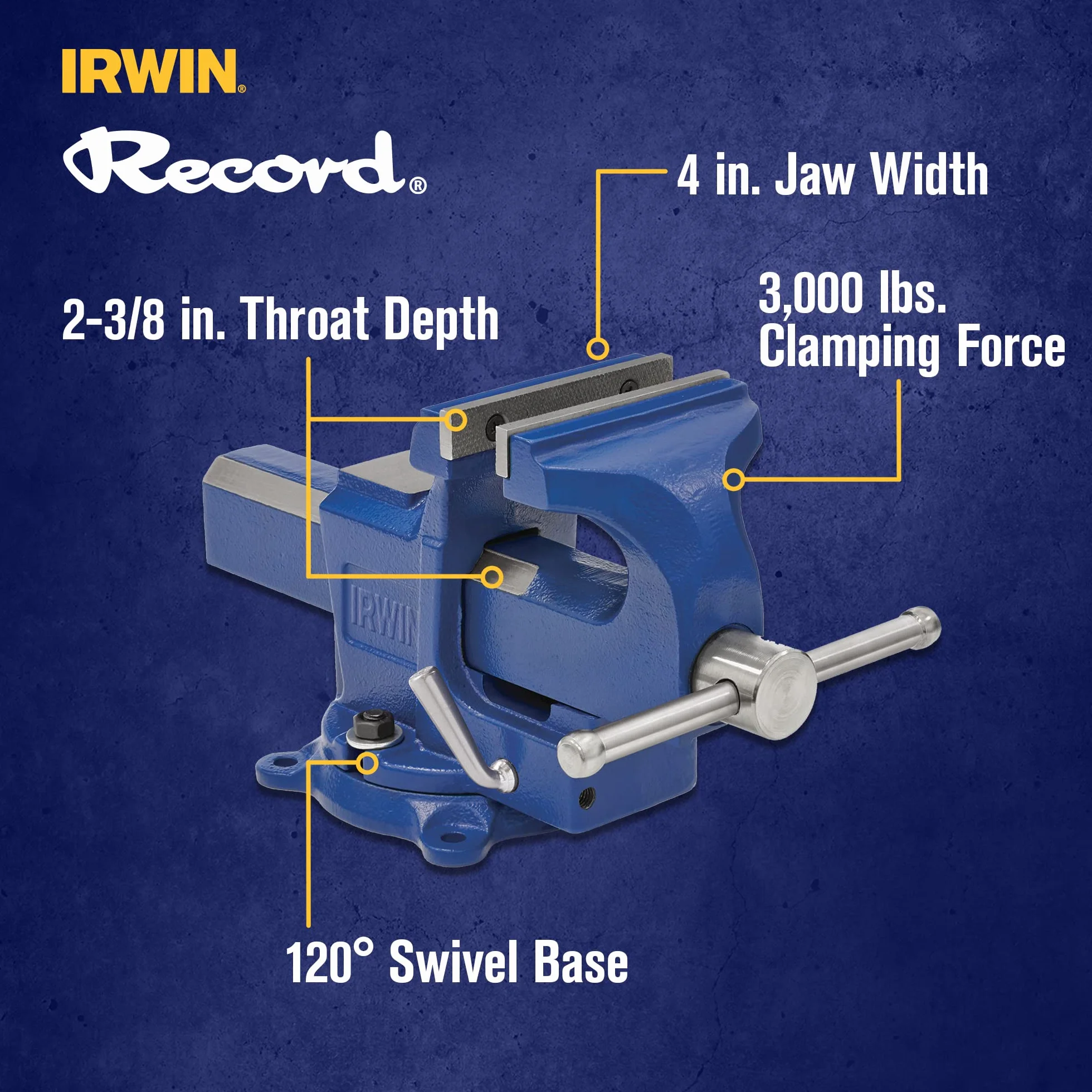 Irwin Tools 1959551 imadło do szybkiej regulacji, 10 cm