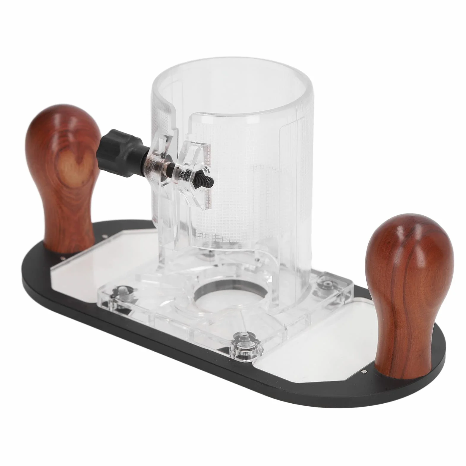 Podstawa trymera do obróbki drewna ochronna przezroczysty plastikowy router elektronarzędzie akcesoria DIY