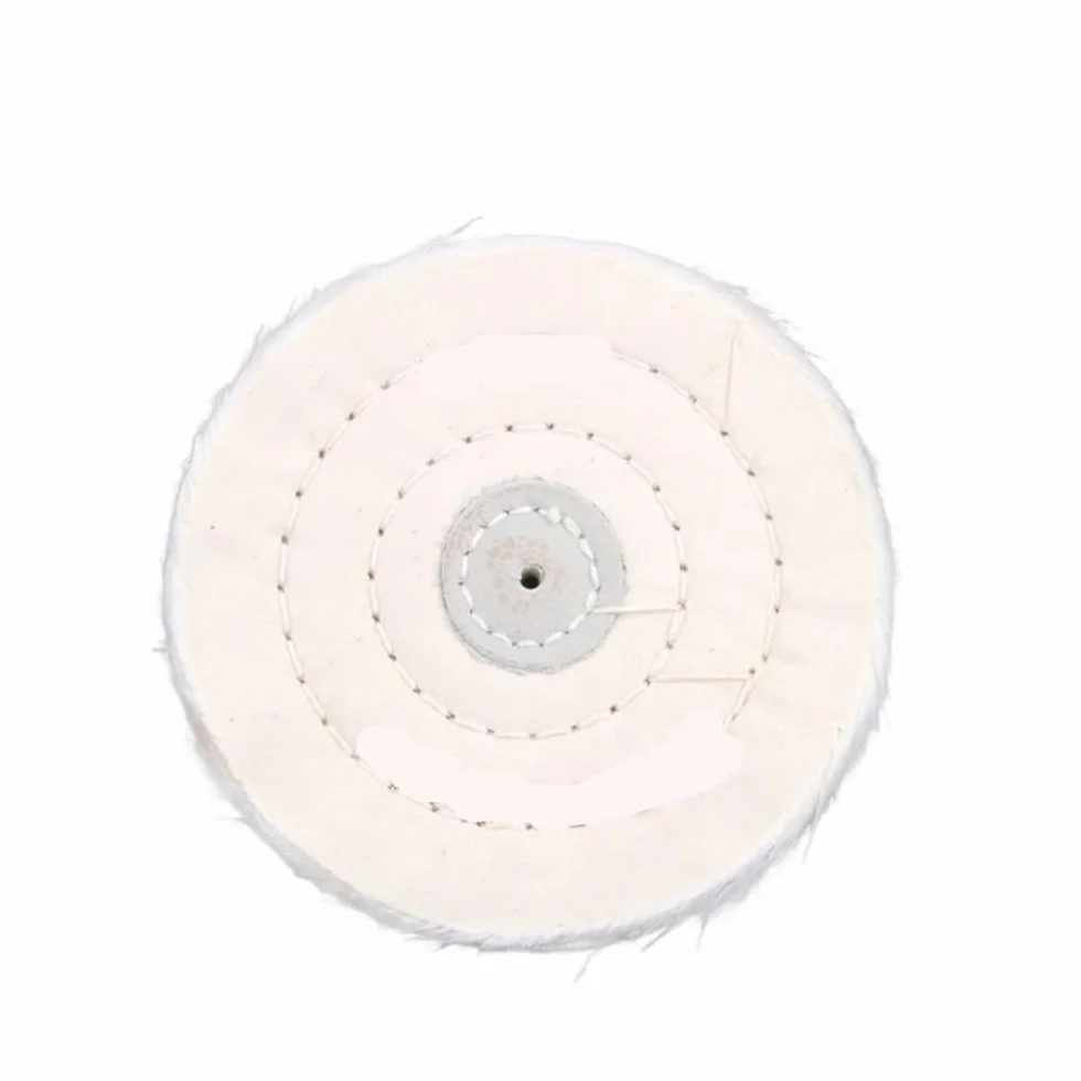 1 szt. tarcza polerska z małymi otworami – bawełniana tarcza polerska do metalu, biżuterii i innych materiałów (50–200 mm)(White,200mm)
