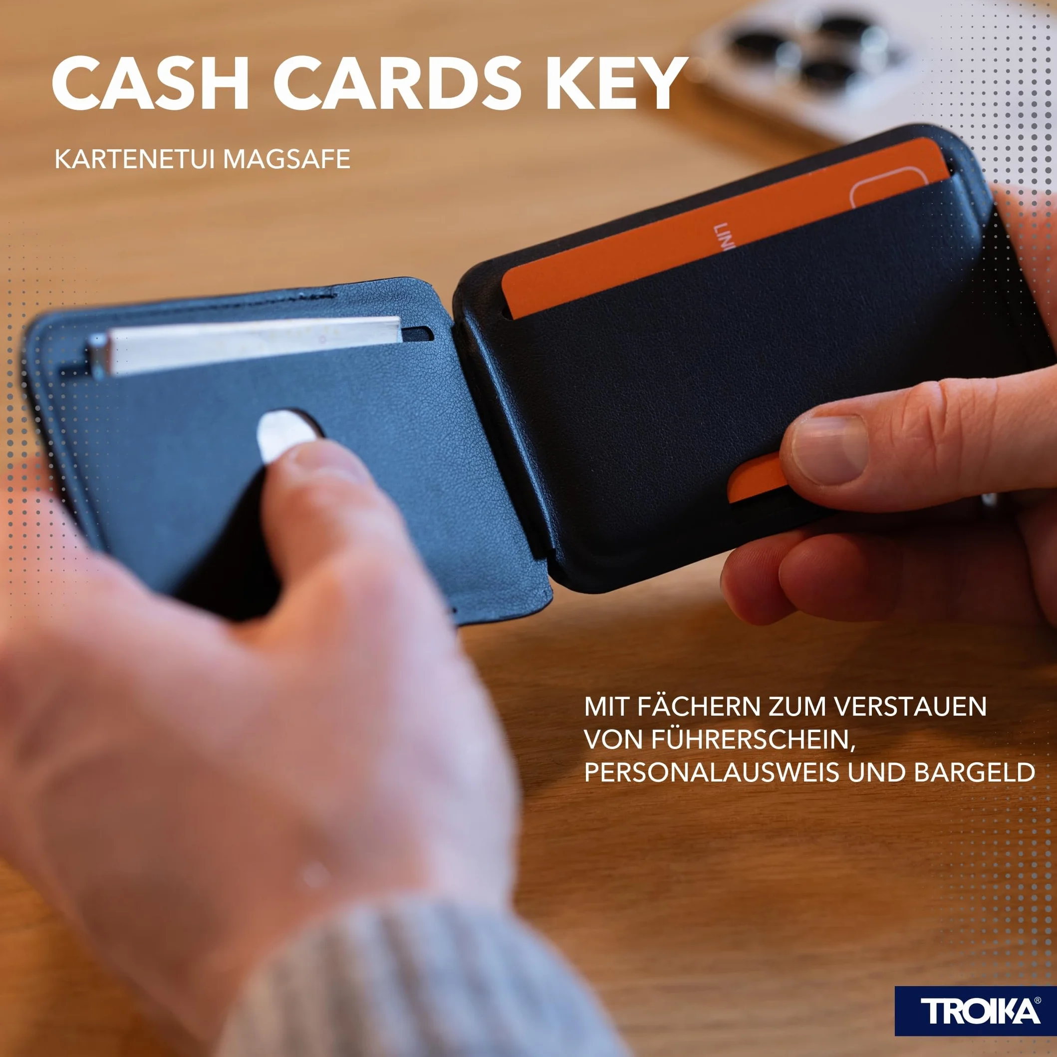 TROIKA Etui na karty CASH CARDS KEY