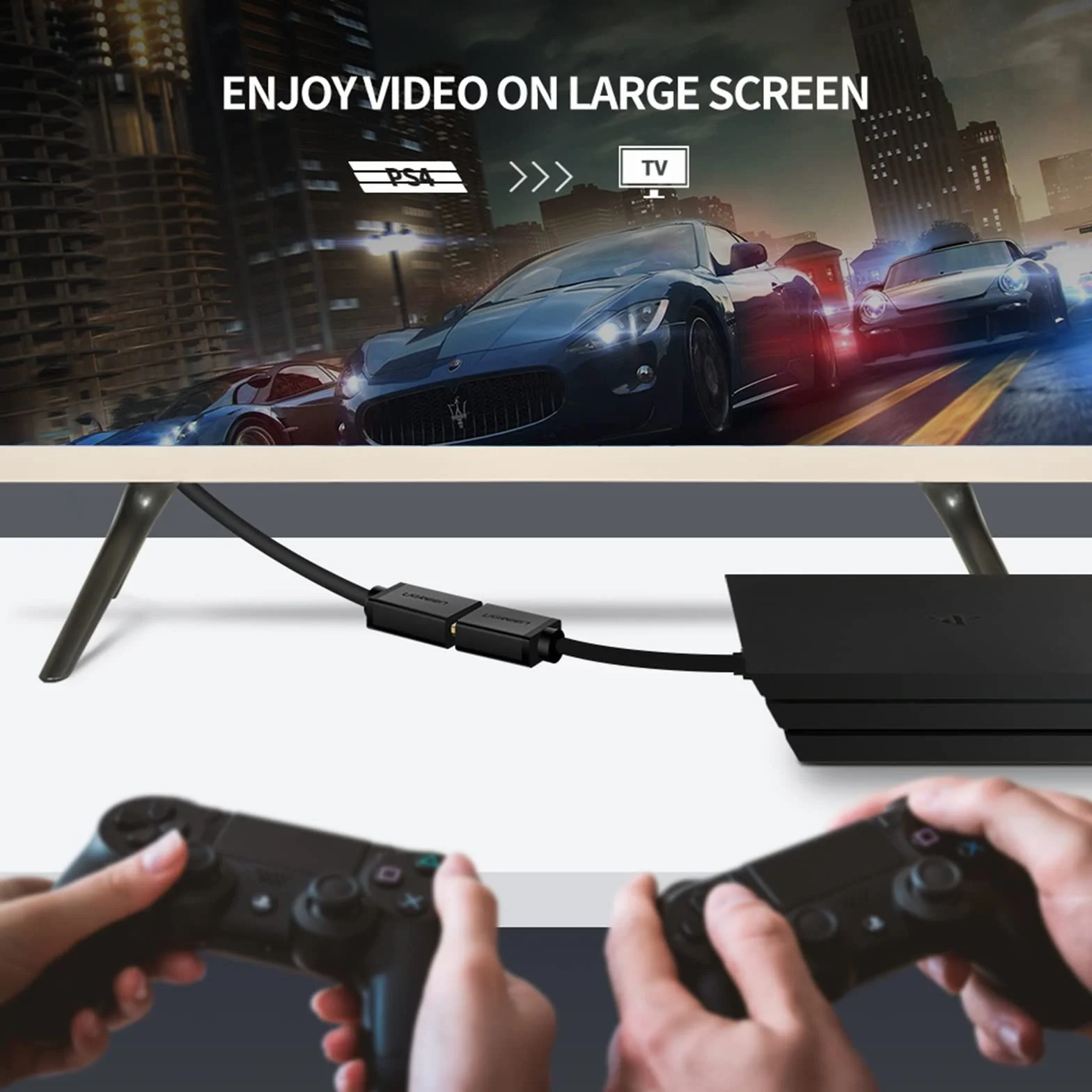 UGREEN Adapter DVI-D HDMI 24+1 na HDMI A gniazdo wtyk 22 cm do 1080P Full HD