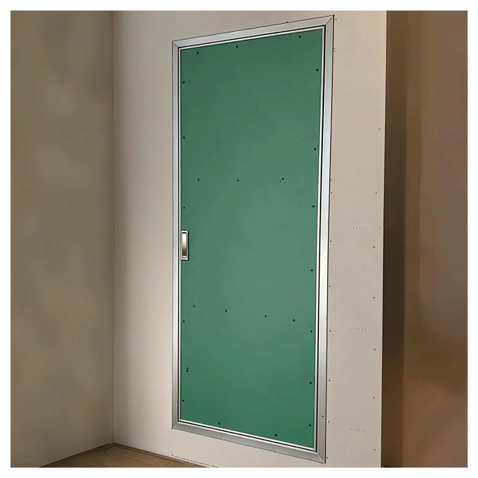 Bardzo duży montaż podtynkowy panel panel narzędziowy drzwi do hydrauliki i instalacji HVAC KonserwacjaUkryta pokrywa włazu inspekcyjnego 26 x 32 cale (66 x 81 cm)