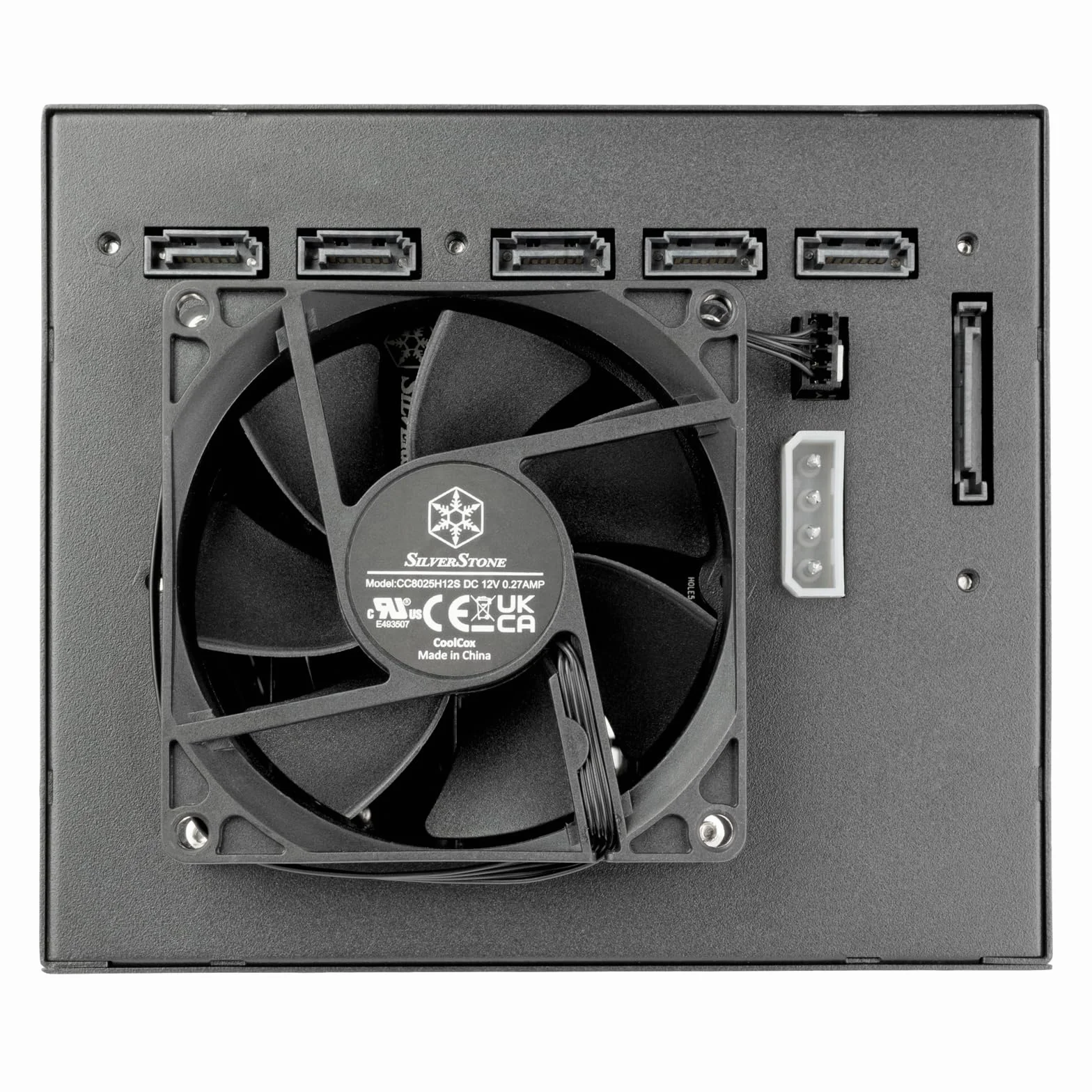Silverstone SST-FS305B-E Hot-Swap Adapter SAS-12G/SATA 6 Gb/s 5,25" na pięć kieszeni 3,5" czarny