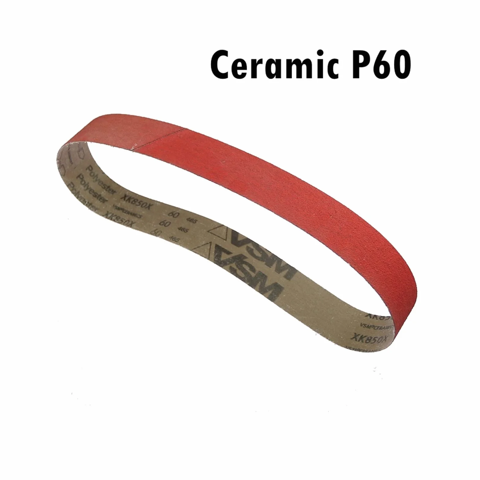 Ceramiczne pasy ścierne 4 szt. VSM XK850X Szlifowanie metalu Wiele rozmiarów Ziarno 36-120
