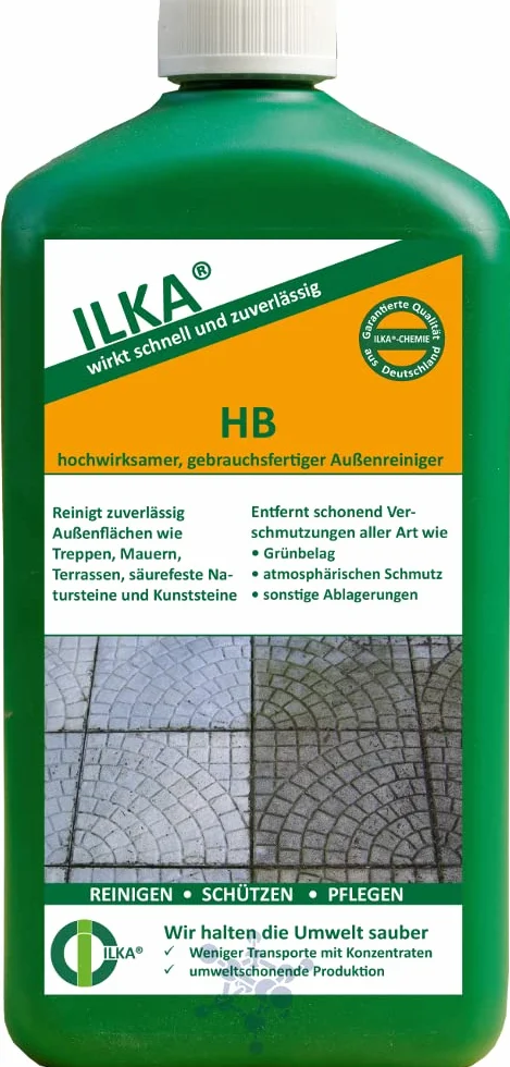 ILKA® - HB Koncentrat do czyszczenia basenów krytych i płytek | 1L | specjalnie do podłóg z kamienia i płytek | Czyszczenie płytek usuwa wszelkiego rodzaju zabrudzenia | być stosowany na dużą skalę