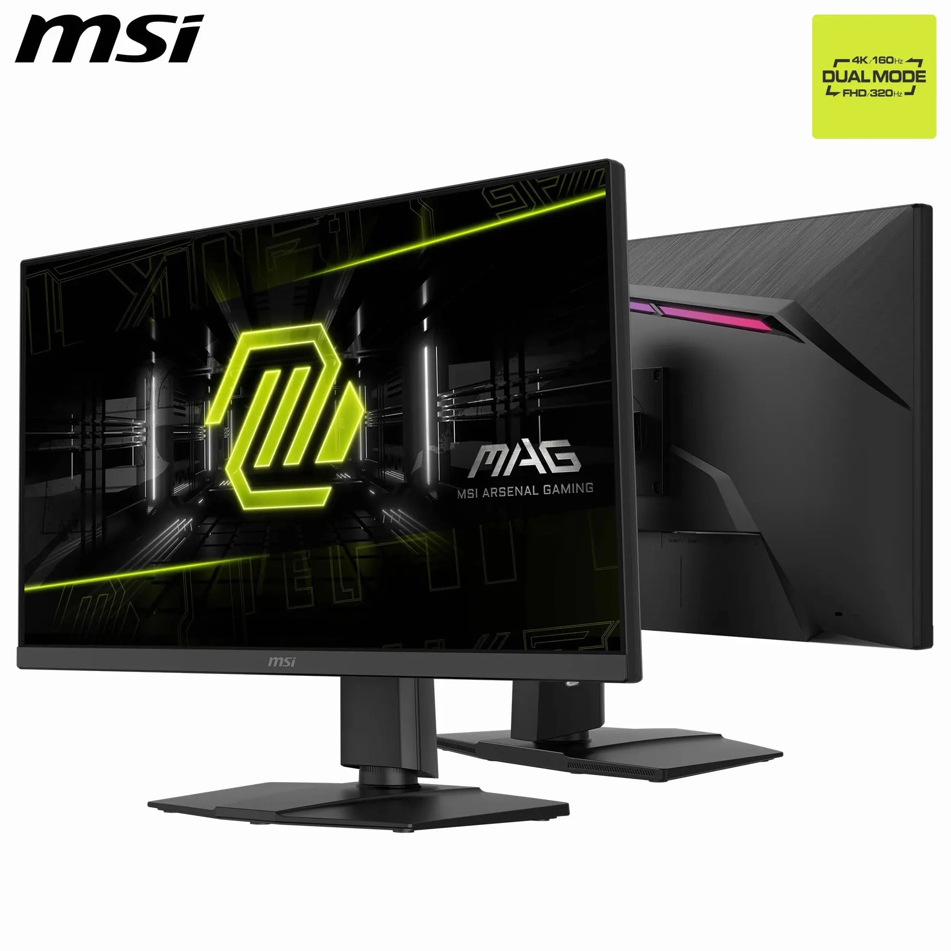 MSI MAG 272URDF E16 27'' UHD Gaming Monitor IPS 3840x2160 0.5ms DisplayHDR 400 HDMI 2.1 DP 1.4a Czarny