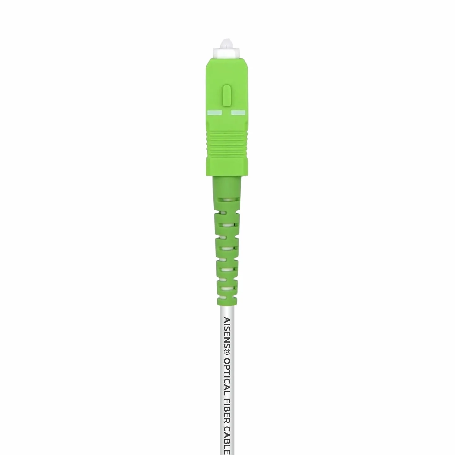 Kabel światłowodowy G657A2 9/125 SMF simplex SC/APC-SC/APC 1.0m LSZH Dca Biały