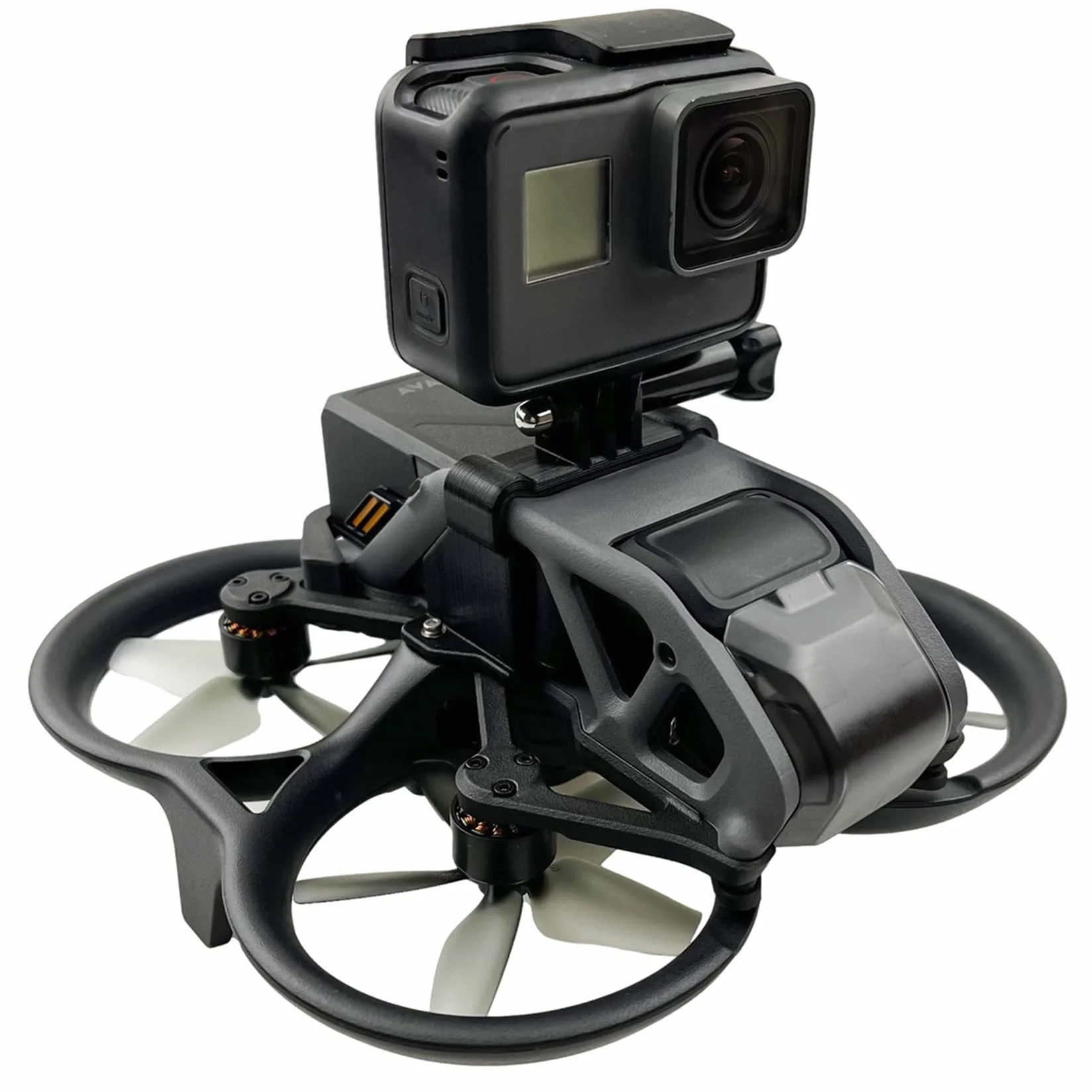 Górny uchwyt rozszerzający do DJI Avata Drone Transfer Extender złącze kompatybilne z Gopro Hero Series Panoramiczny aparat górny przedłużacz Fixer modernizacja uchwyt adapter