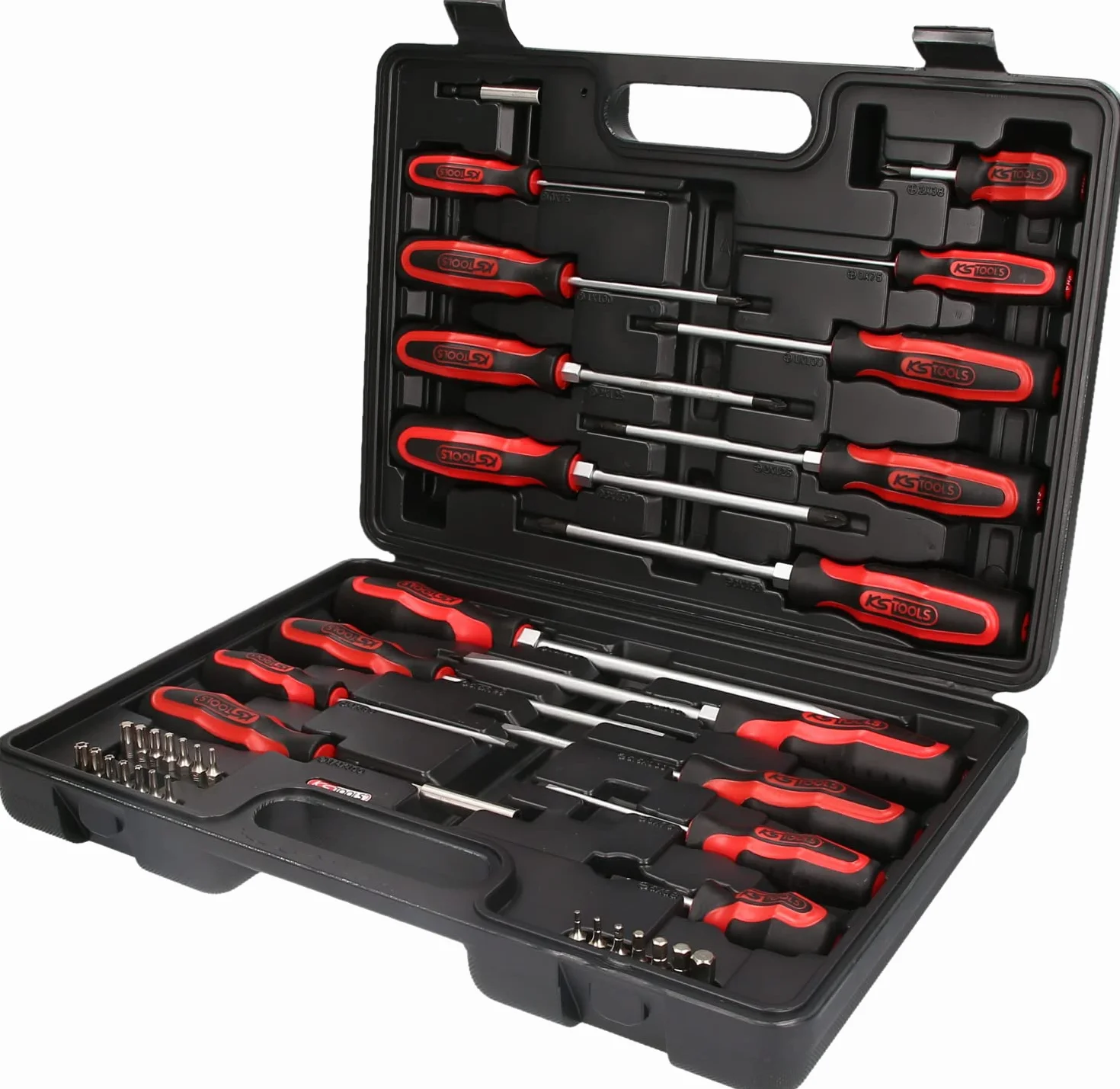 KS Tools 159.0100 ERGOTORQUEplus Zestaw wkrętaków i bitów, 39-szt
