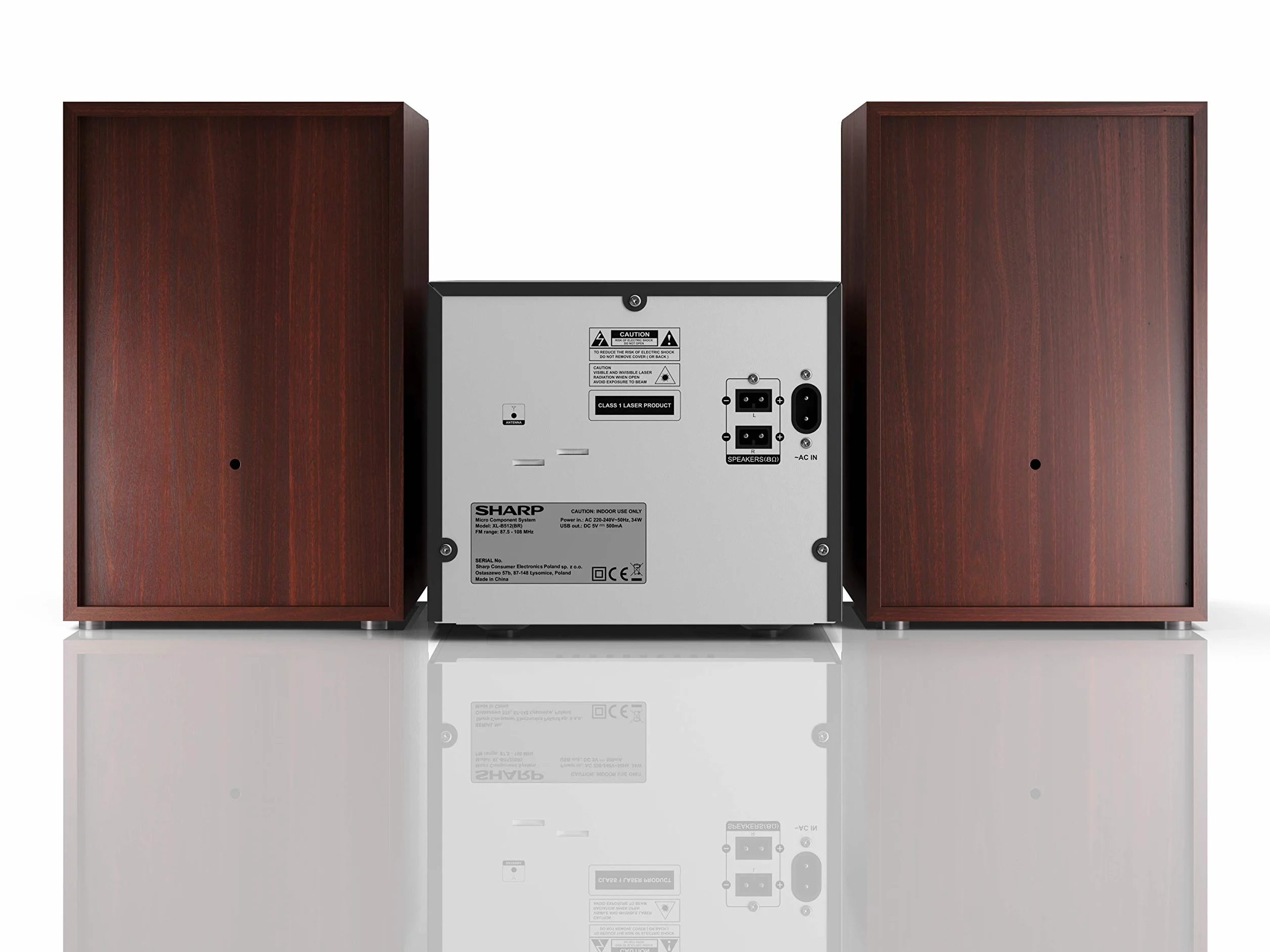 Sharp Mikrowieża Hi-Fi z Tunerem FM i Łącznością Bluetooth