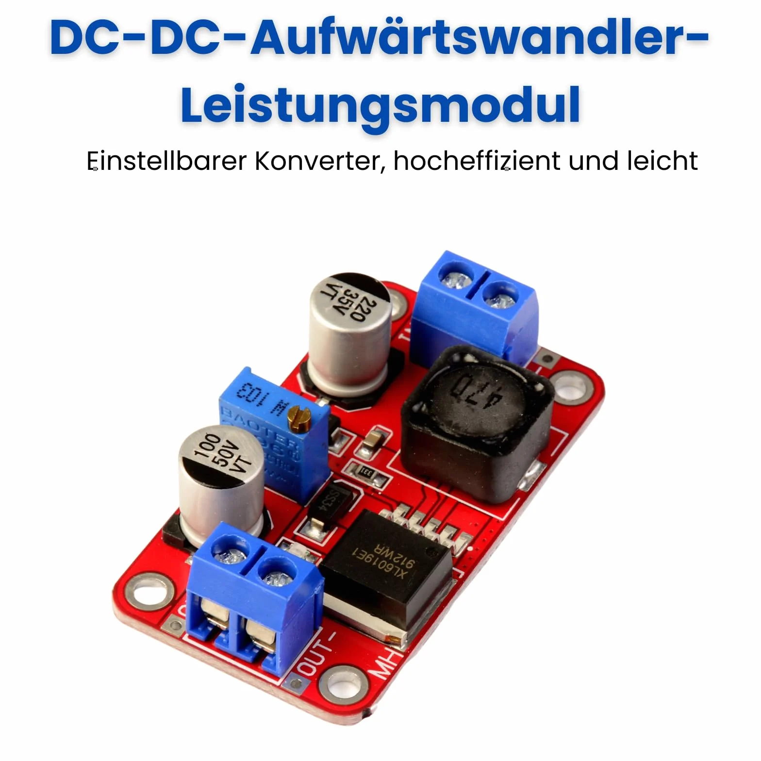 DC Step Up Converter 3 V-35 V na 5 V-40 V Regulowane Napięcie Wyjściowe Boost Converter Adapter Zasilacza Sieciowego Moduł (3 Sztuki)