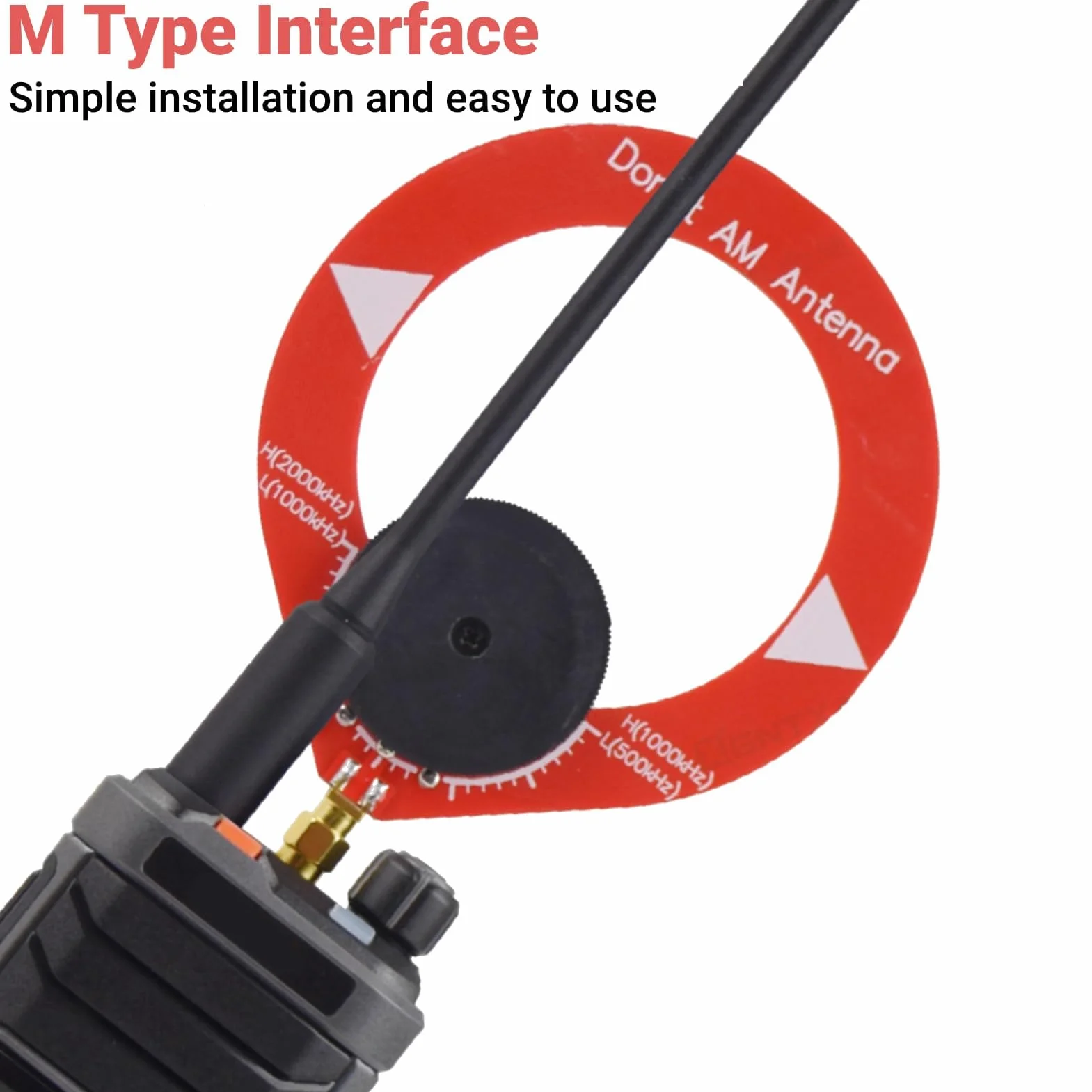 Portable Donut AM Antenna PCB Mini Loop Antenna for Shortwave Radio MW SW