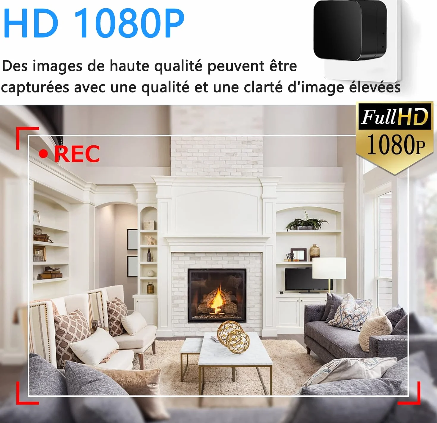 Mini ukryta kamera szpiegowska 5G/2,4G HD 1080P z wykrywaniem ruchu i przechowywaniem w chmurze