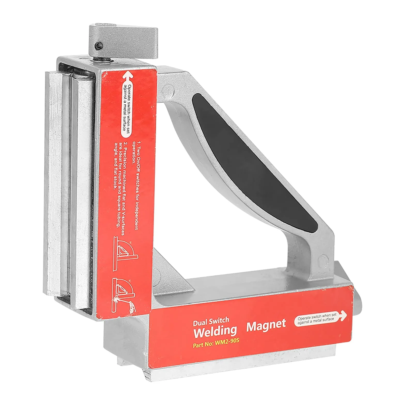 FTVOGUE WM2-90S magnetyczny jig podwójny przełącznik oprawa spawalnicza magnetyczny uchwyt jig