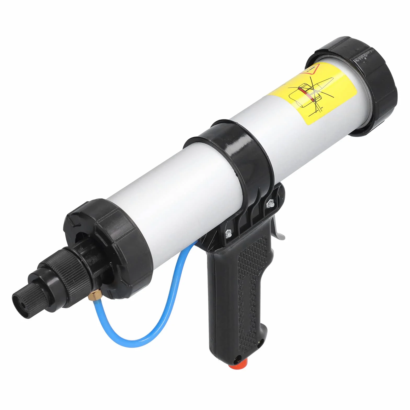 Pistolet do Uszczelniania, Regulator Ciśnienia Powietrza Precyzyjna Kontrola Przepływu Kleju Pneumatyczny Pistolet do Uszczelniania, Powietrza ze Złączem Rury Powietrznej Dekoracji Budynków