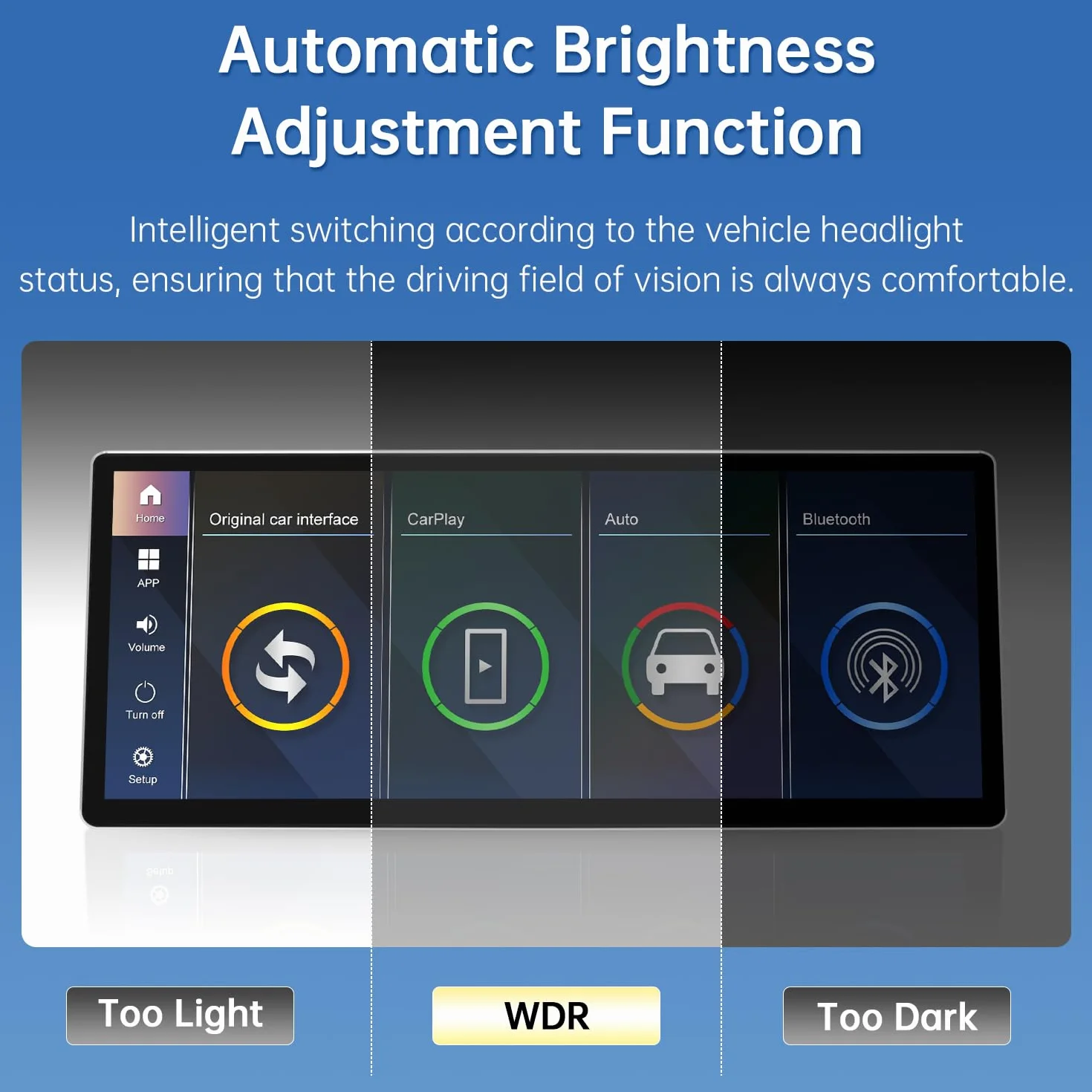 Road Top 12,3-calowy ekran CarPlay radio samochodowe BMW 5 F10 F11 NBT 2012-2016