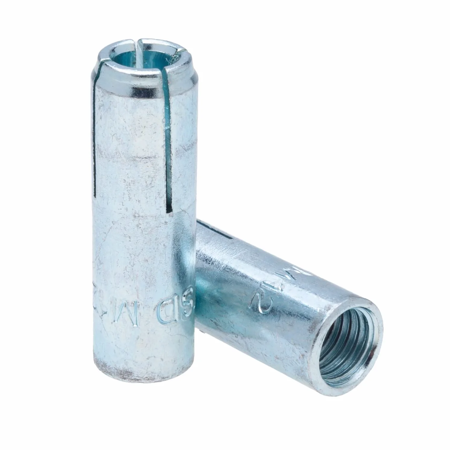M10 Wpuszczane kotwy ścienne, stalowa kotwa rozporowa z gwintem wewnętrznym, 10 mm x 40 mm Tuleja śrubowa, kołek rozporowy, kotwa klinowa do betonu, kamienia, cegły (10 szt.)