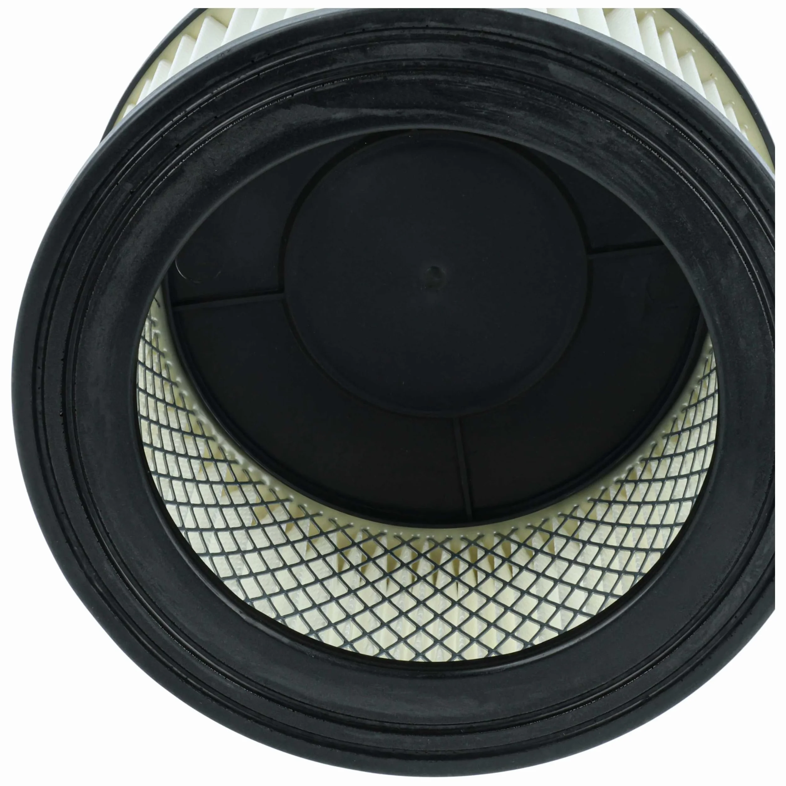 vhbw 6 x filtr harmonijkowy kompatybilny z VONROC VC505AC, VC507DC, VC808AA odkurzacz do popiołu – filtr nabojowy, czarny, biały, zmywalny