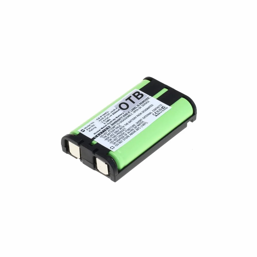 Bateria do Panasonic HHR-P104 NiMH 850 mAh