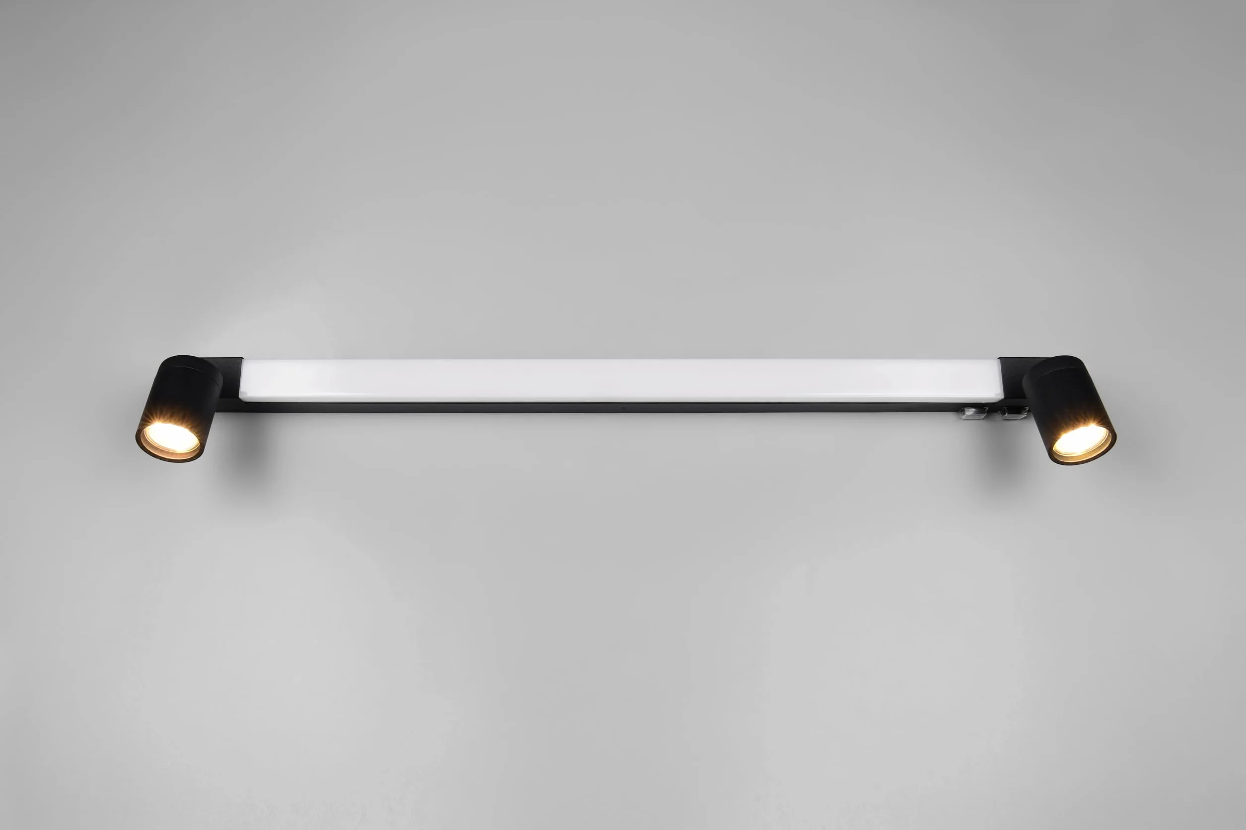 Trio Lampa łazienkowa LED Leuchten ENRICO 281479332, metal czarny matowy, 9 W LED, z wyłączeniem. 2x GU10, regulowany kolor światła