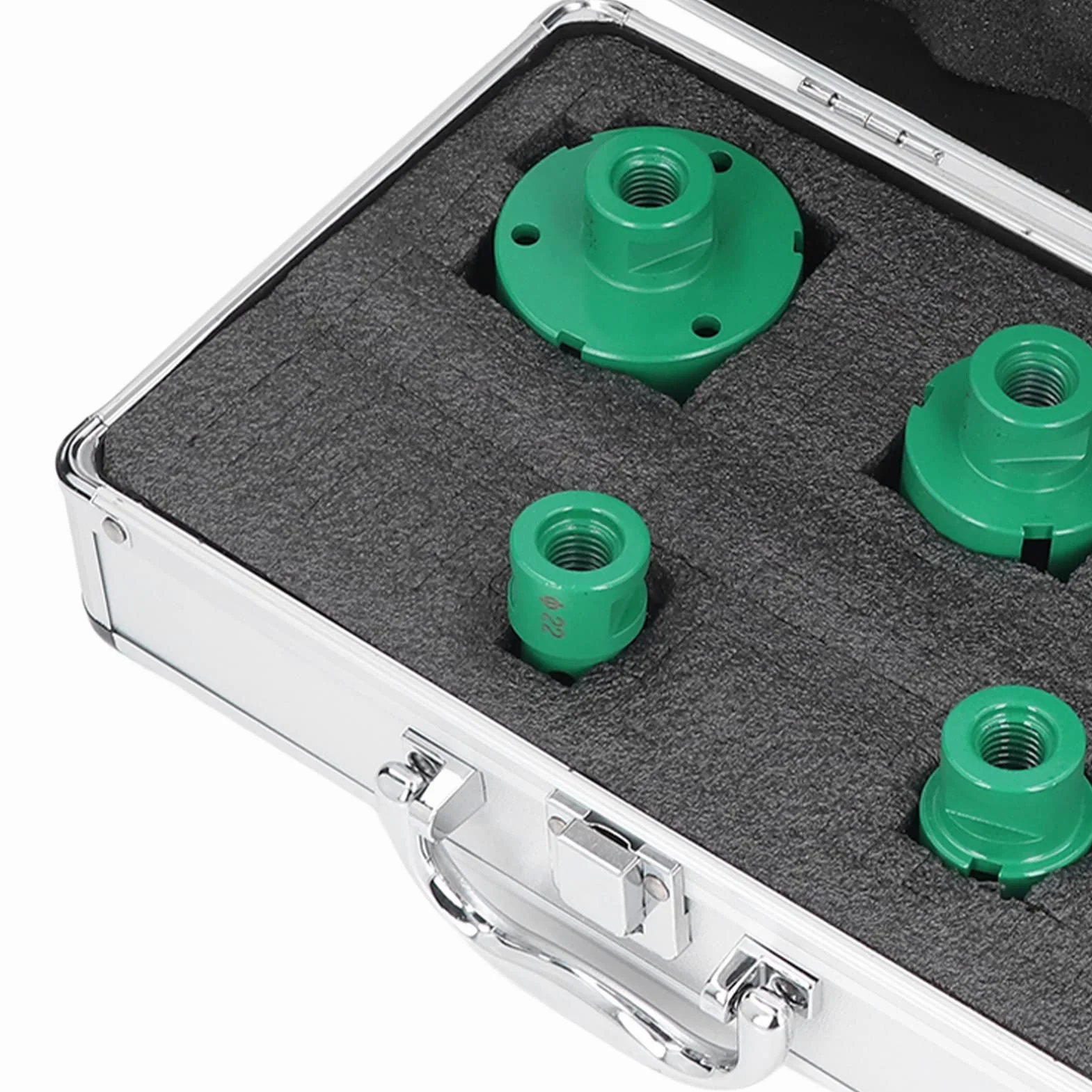 Otwornica diamentowa zestaw wierteł Premium trwała konstrukcja gwintu M14 do płytek szklanych marmurowy granit ceramiczny 5 sztuk 22mm 35mm 40mm 50mm 65mm