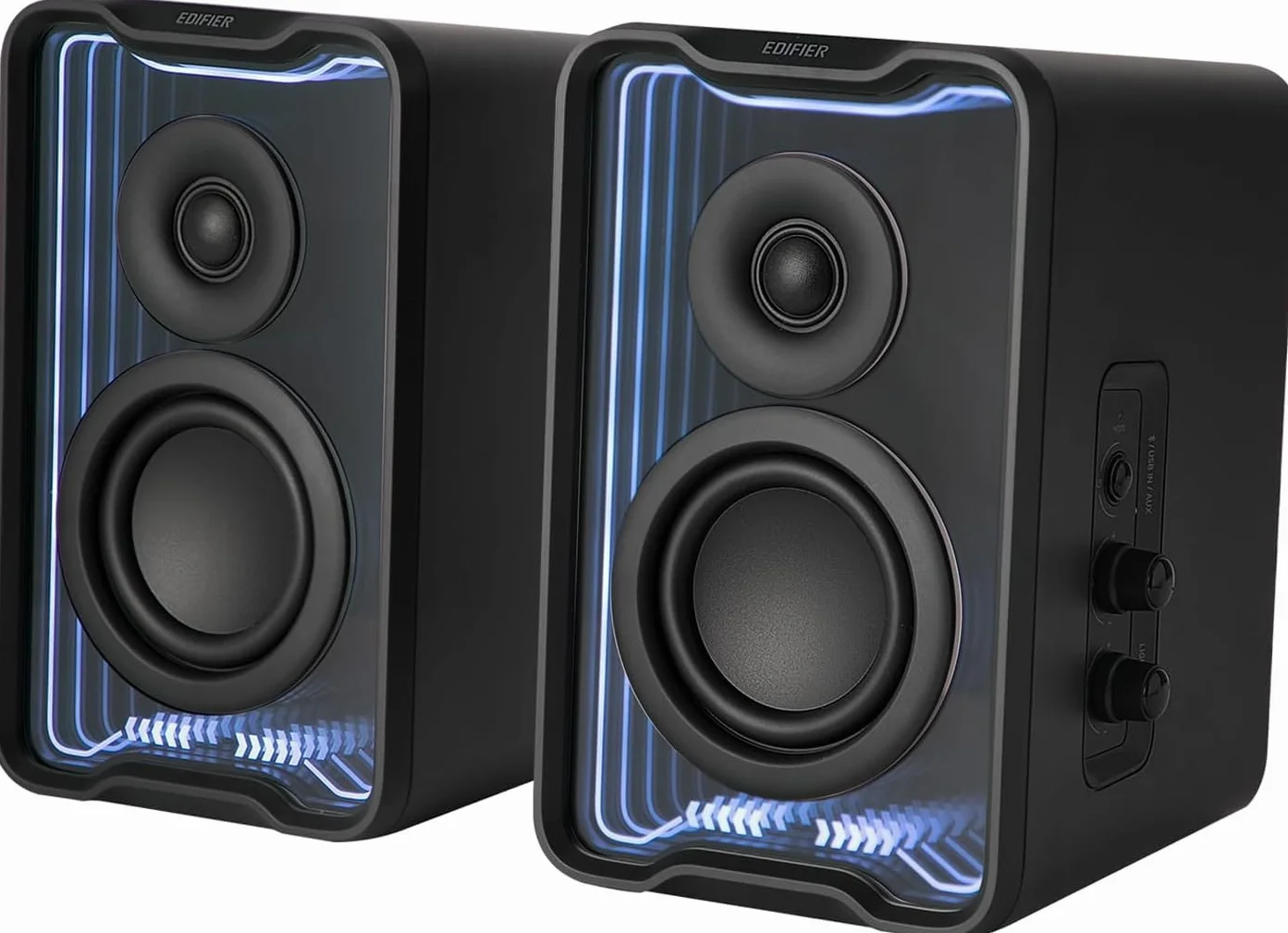 EDIFIER QR30 Aktywny głośnik biurkowy z Bluetooth V5.4, dynamiczne efekty świetlne - 30 W RMS - czarny